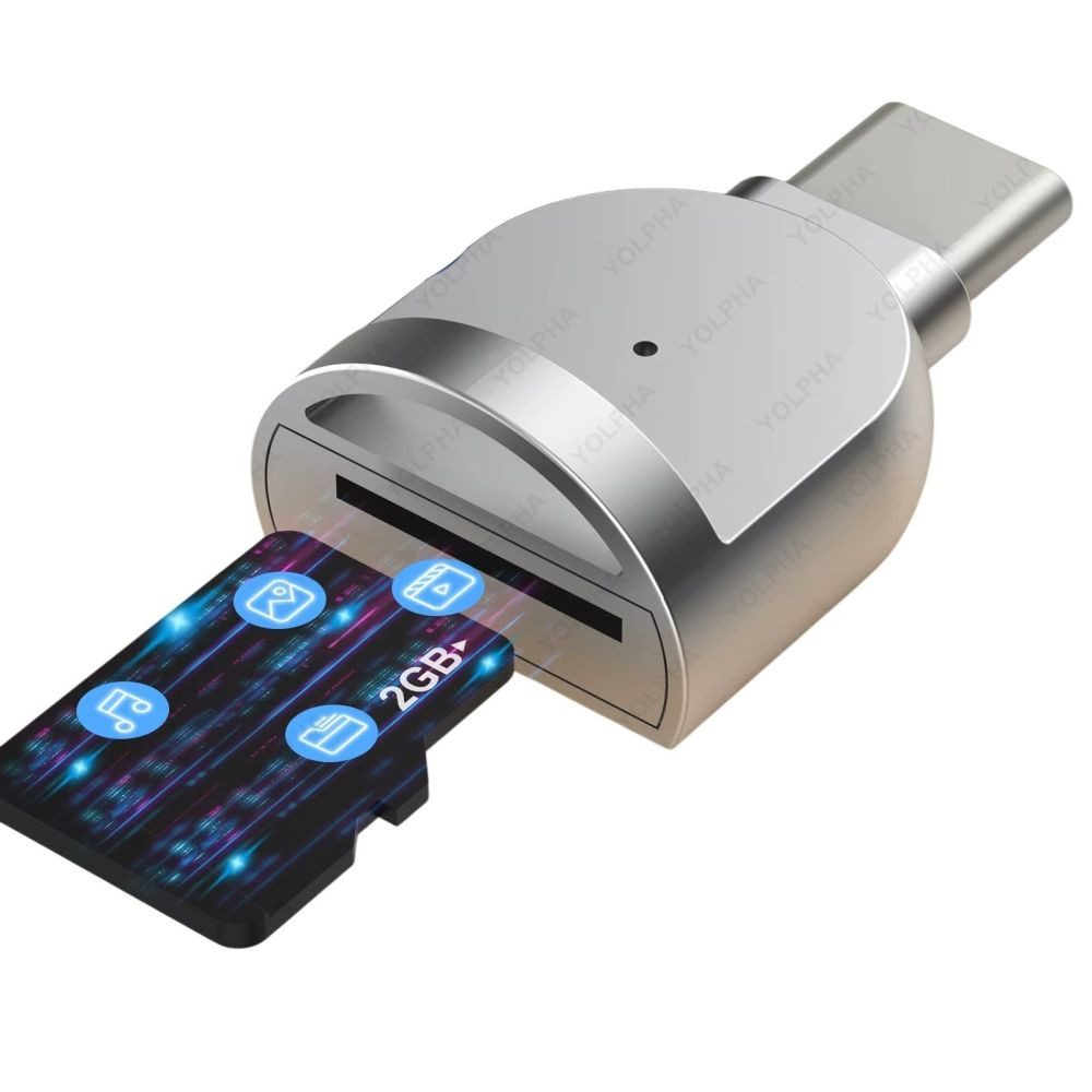 Speicherkartenleser USB-C auf Micro-SD TF Kartenleser High Speed für iPhone 15 Laptop DE.