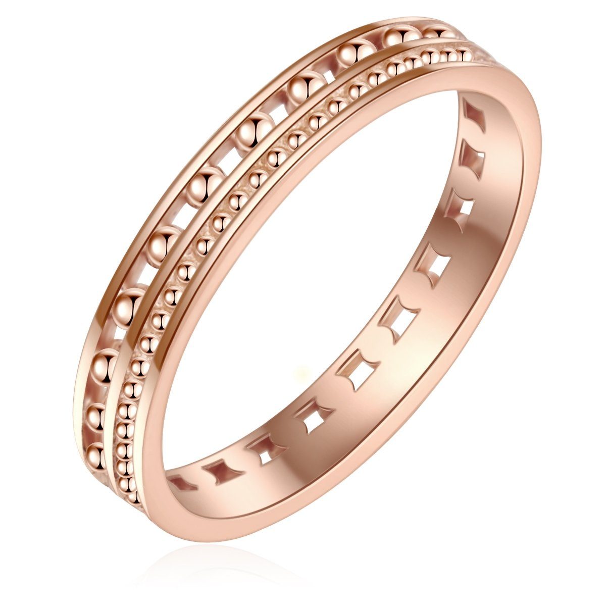 Glanzstücke München Silberring roségold, aus Sterling Silber
