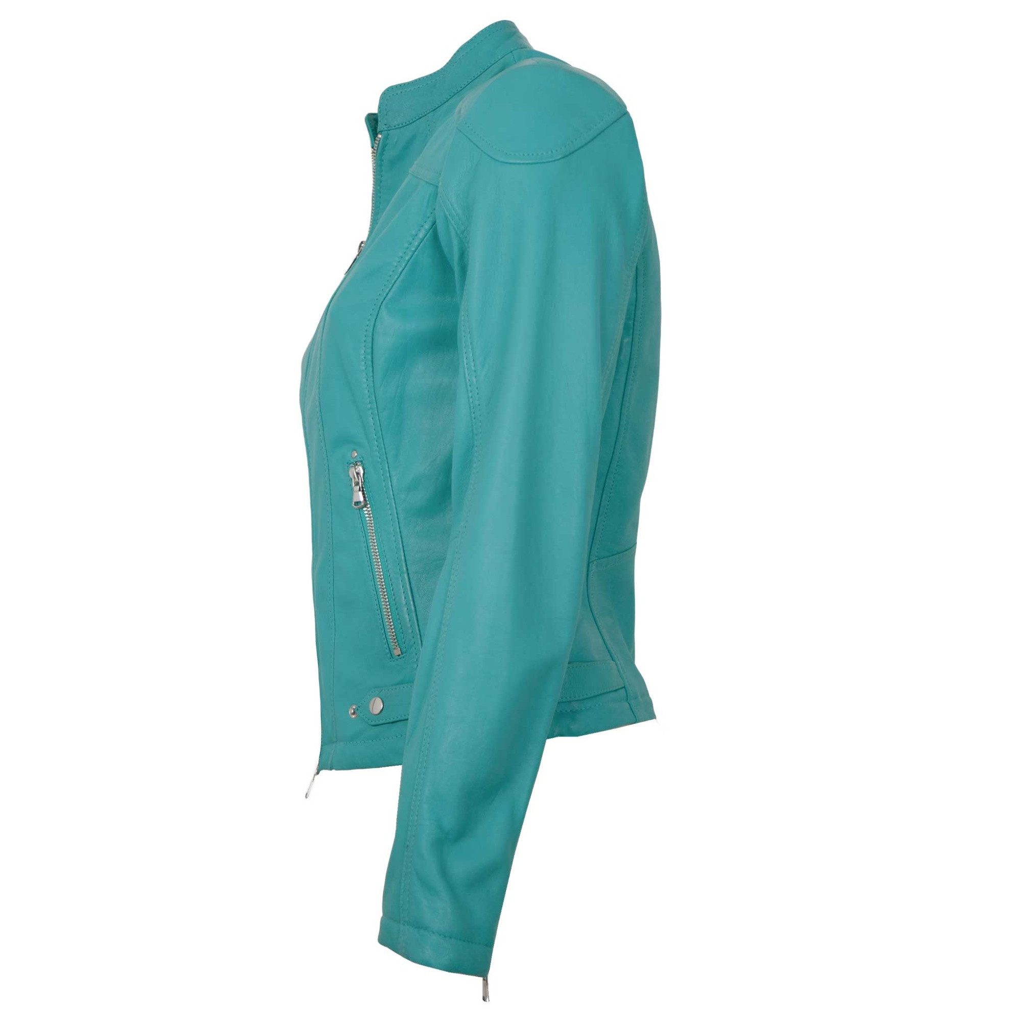 Jilani Lederjacke Imala#KJ Jilani - Damen Lederjacke Lammnappa mermaid türk günstig online kaufen