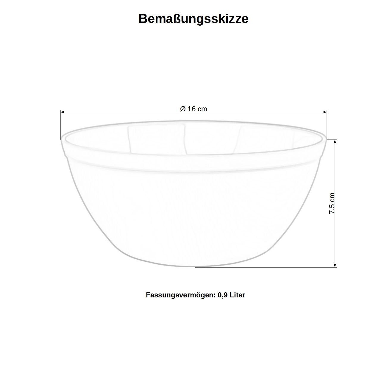 Engelland Müslischüssel ml, 7 cm, BPA-frei Ø Farbmix 900 16 Plastikschale, PP-Kunststoff (Vorteils-Set, spülmaschinengeeignet, 5-tlg), (BPA-frei), mikrowellengeeignet
