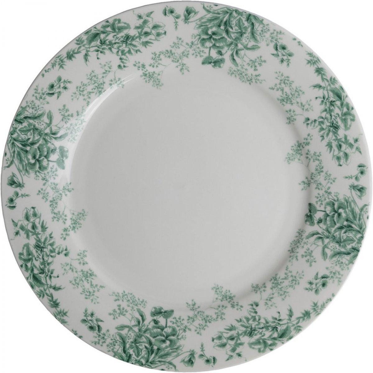 LAURA ASHLEY Servierplatte Teller Flowers Green (26cm)