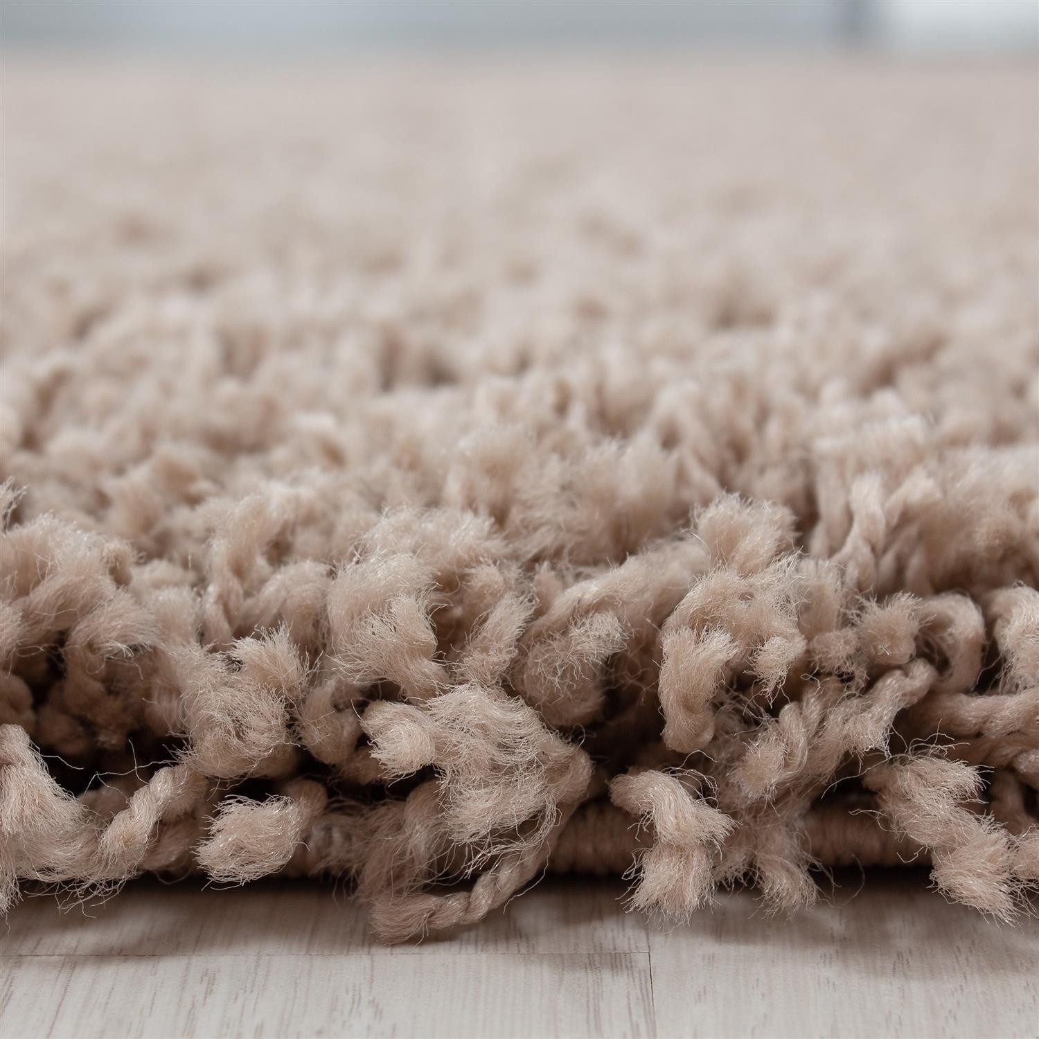 SchönesWohnen24 Hochflor-Teppich Hochflor Teppich LIFE Beige