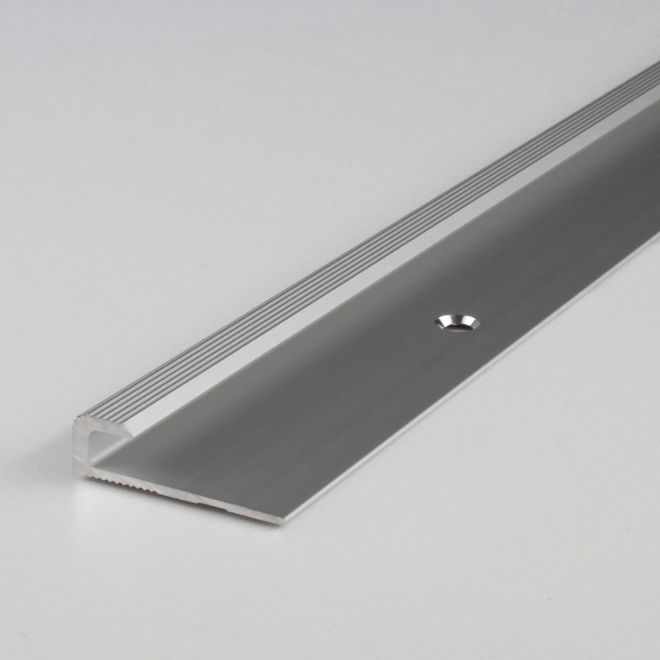 PROVISTON Abschlussprofil Aluminium, 30 x 5 x 2700 mm, Silber, Einfass- &  Abschlussprofile