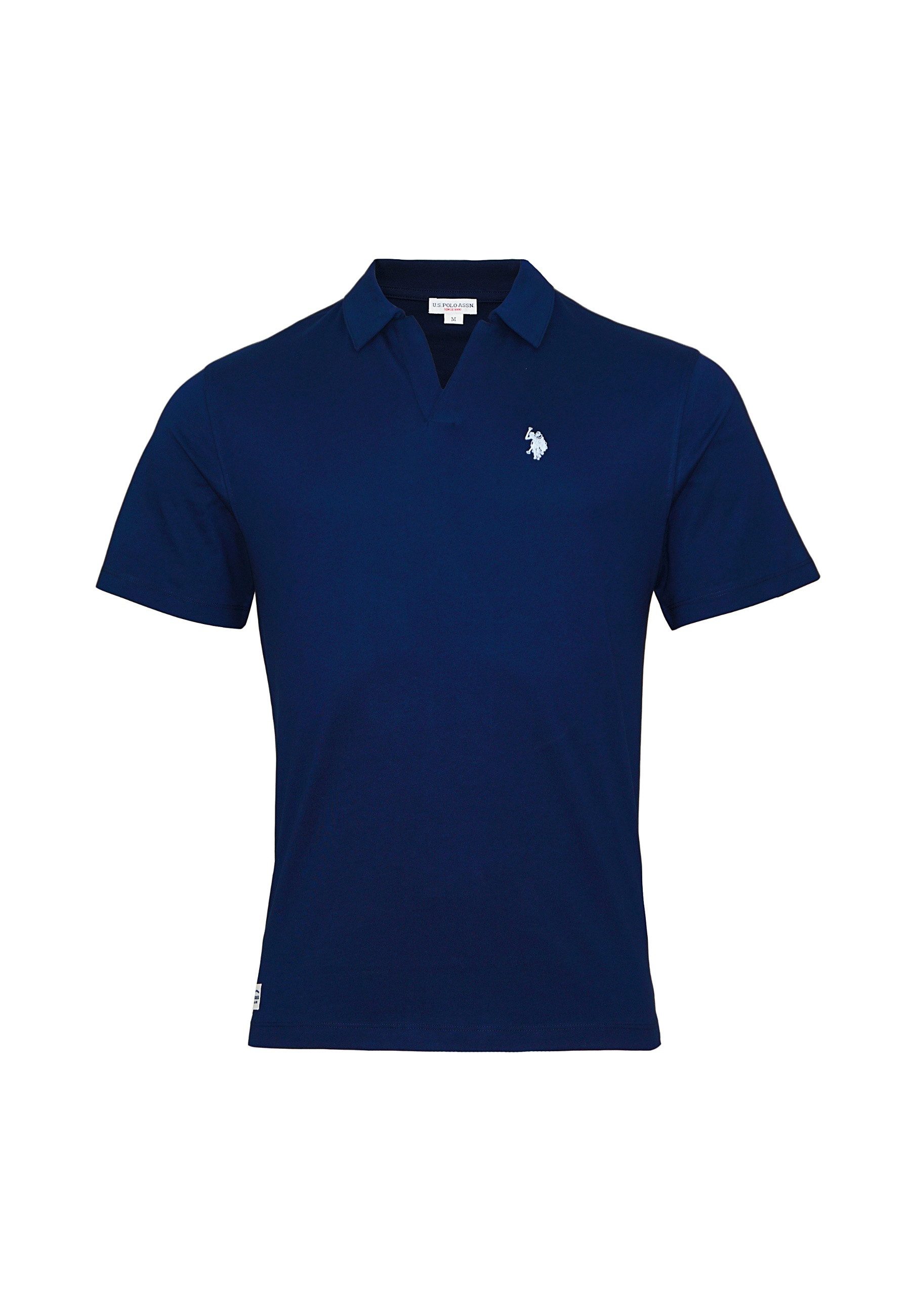 Poloshirt Poloshirt Kurzarmshirt Knopflos