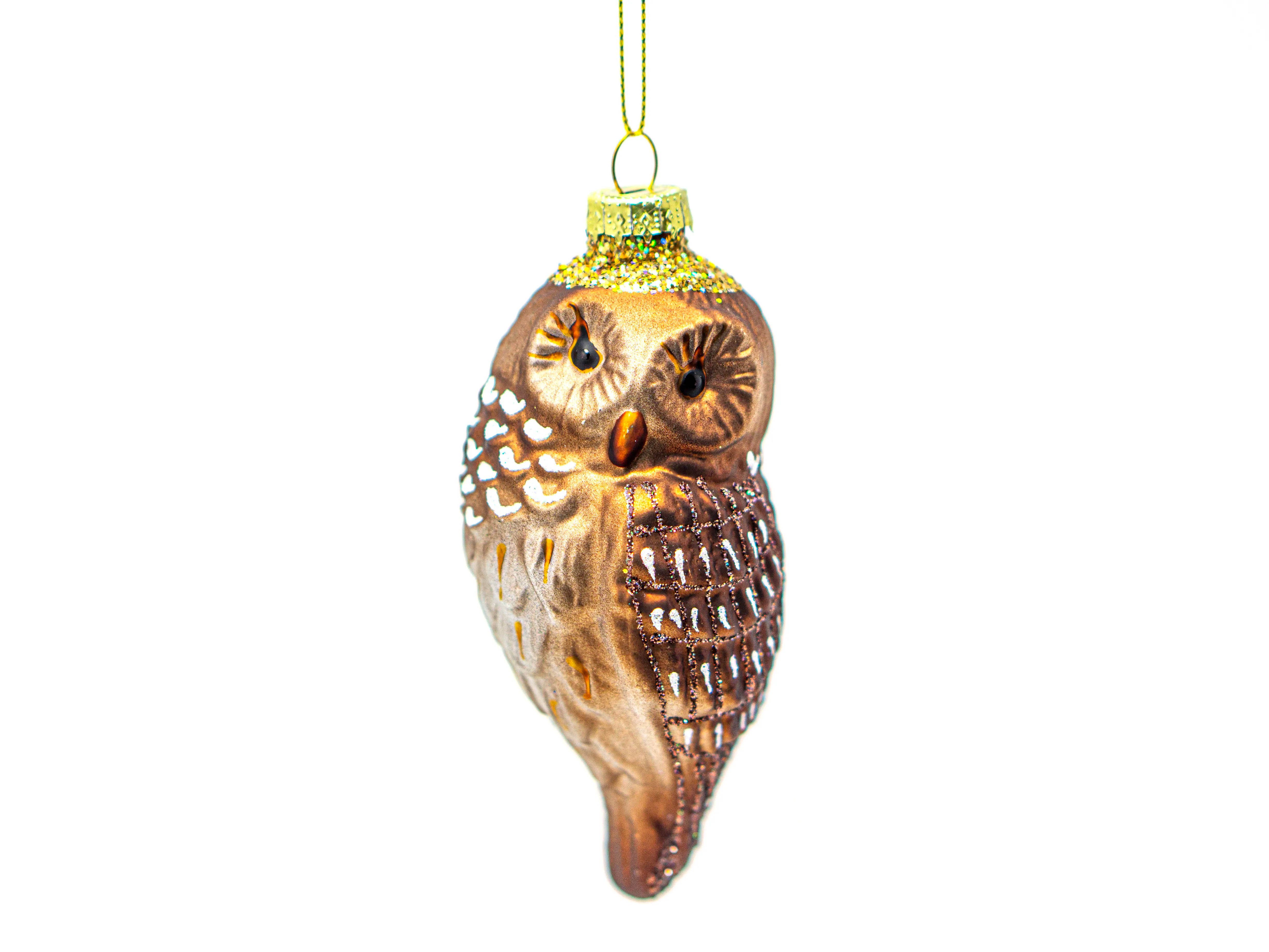 Nature Planet Weihnachtsbaumkugel Weihnachtskugel Eule