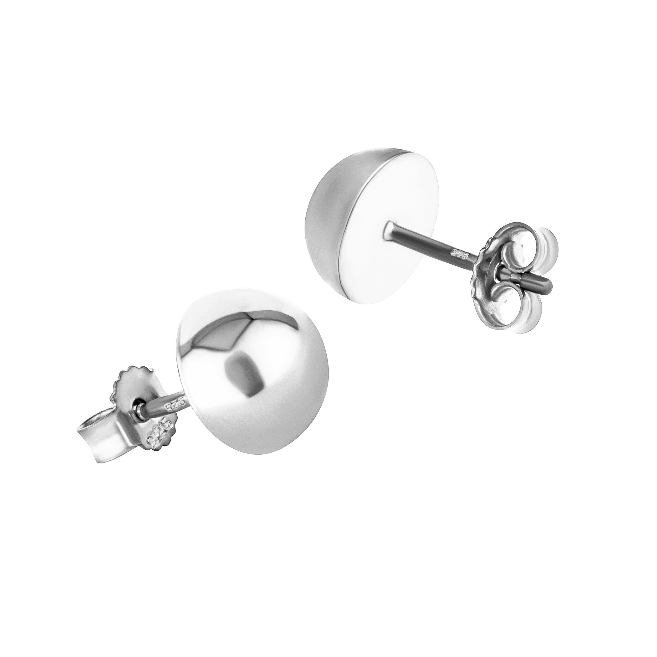 NKlaus Paar Ohrstecker Paar 8mm Ohrstecker 925 Sterlingsilber Halbkugel D ( günstig online kaufen