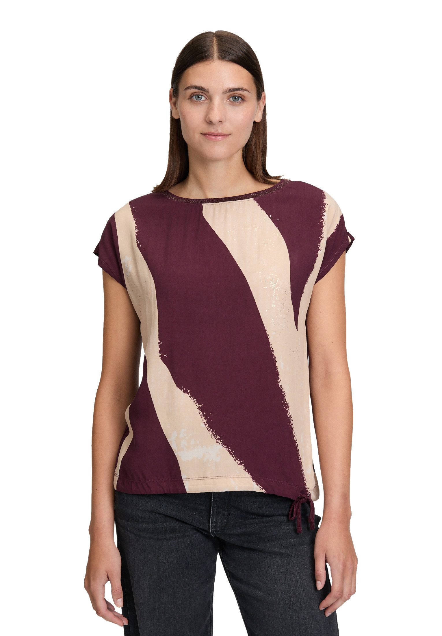 Betty&Co Kurzarmshirt Damen Casual-Shirt mit Print (1-tlg) günstig online kaufen