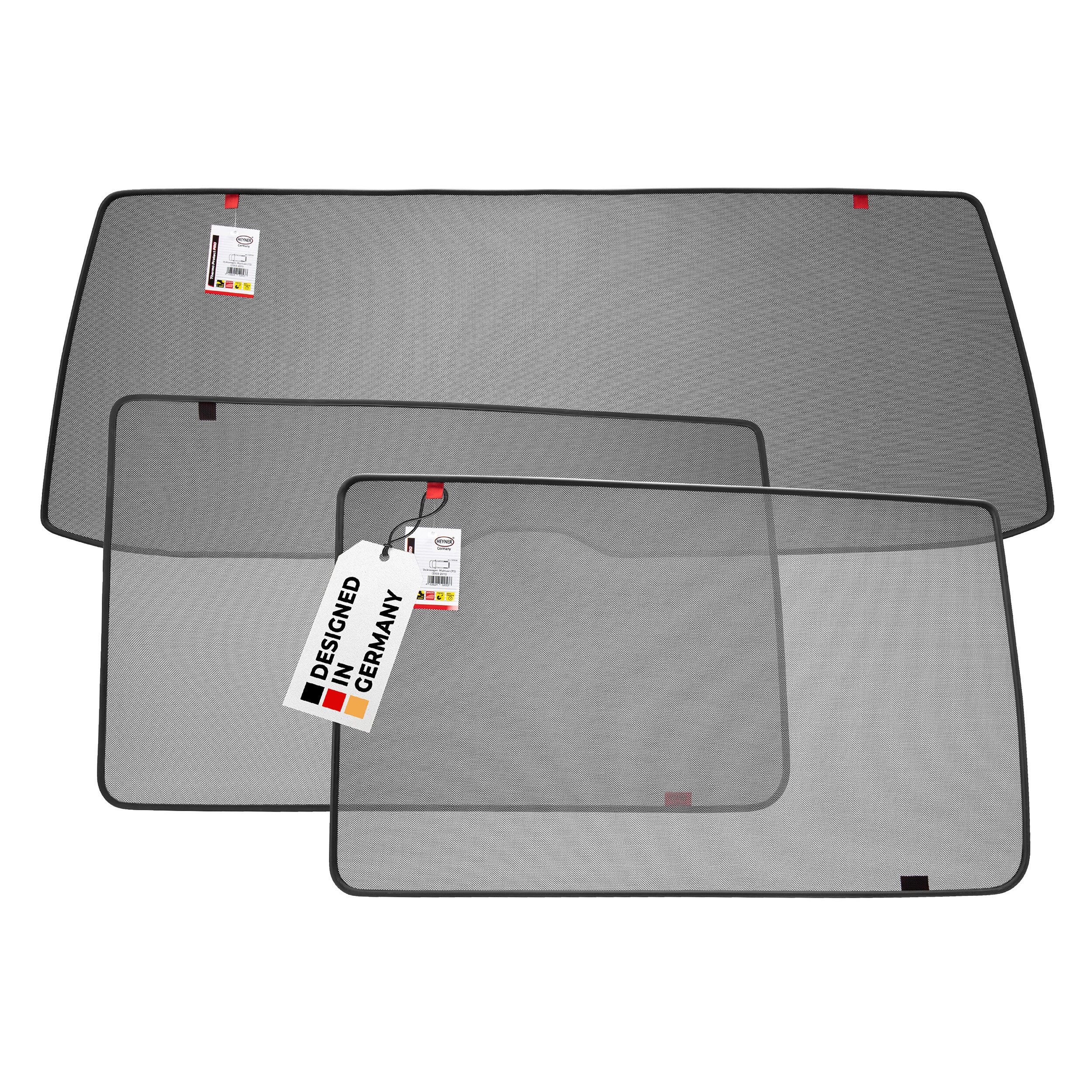HEYNER Autosonnenschutz Sonnenschutz Rücksitz + Heckscheibe VW Multivan T5 (03-15), (Set, 1-St)