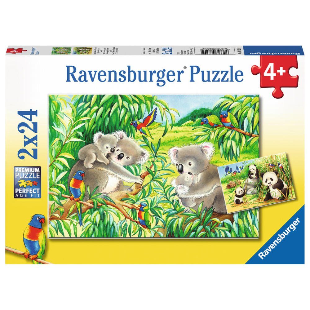 Pandas, Puzzleteile Puzzle Und Koalas 48 Ravensburger Süße