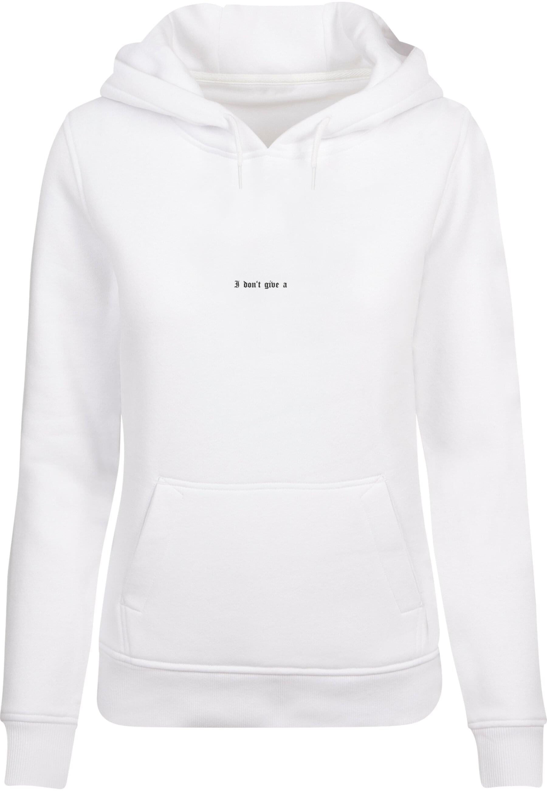 Kapuzenpullover Miss Tee Damen I Don't Give A Hoody