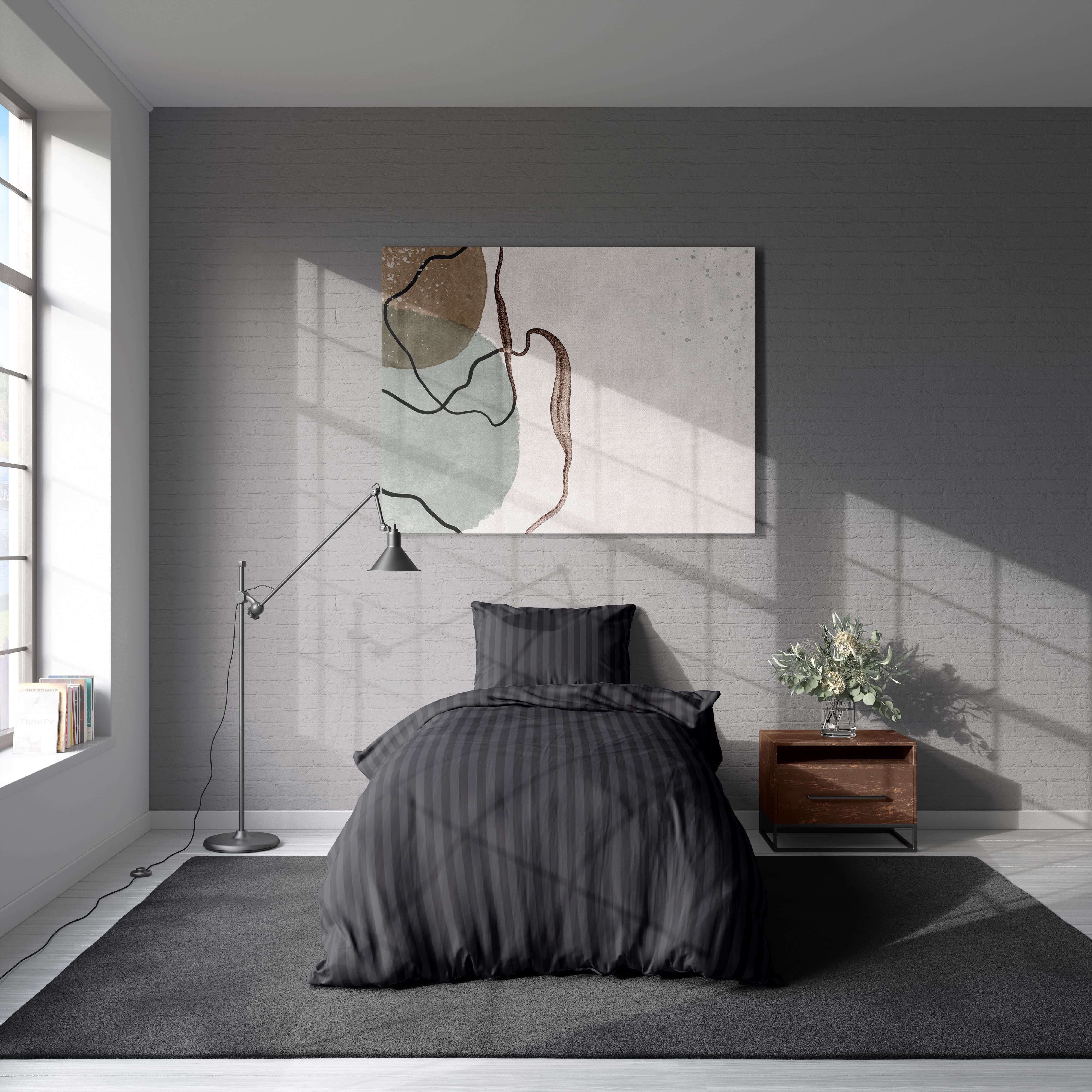 One Home Bettwäsche Damast, Mikrofaser, gestreift günstig online kaufen