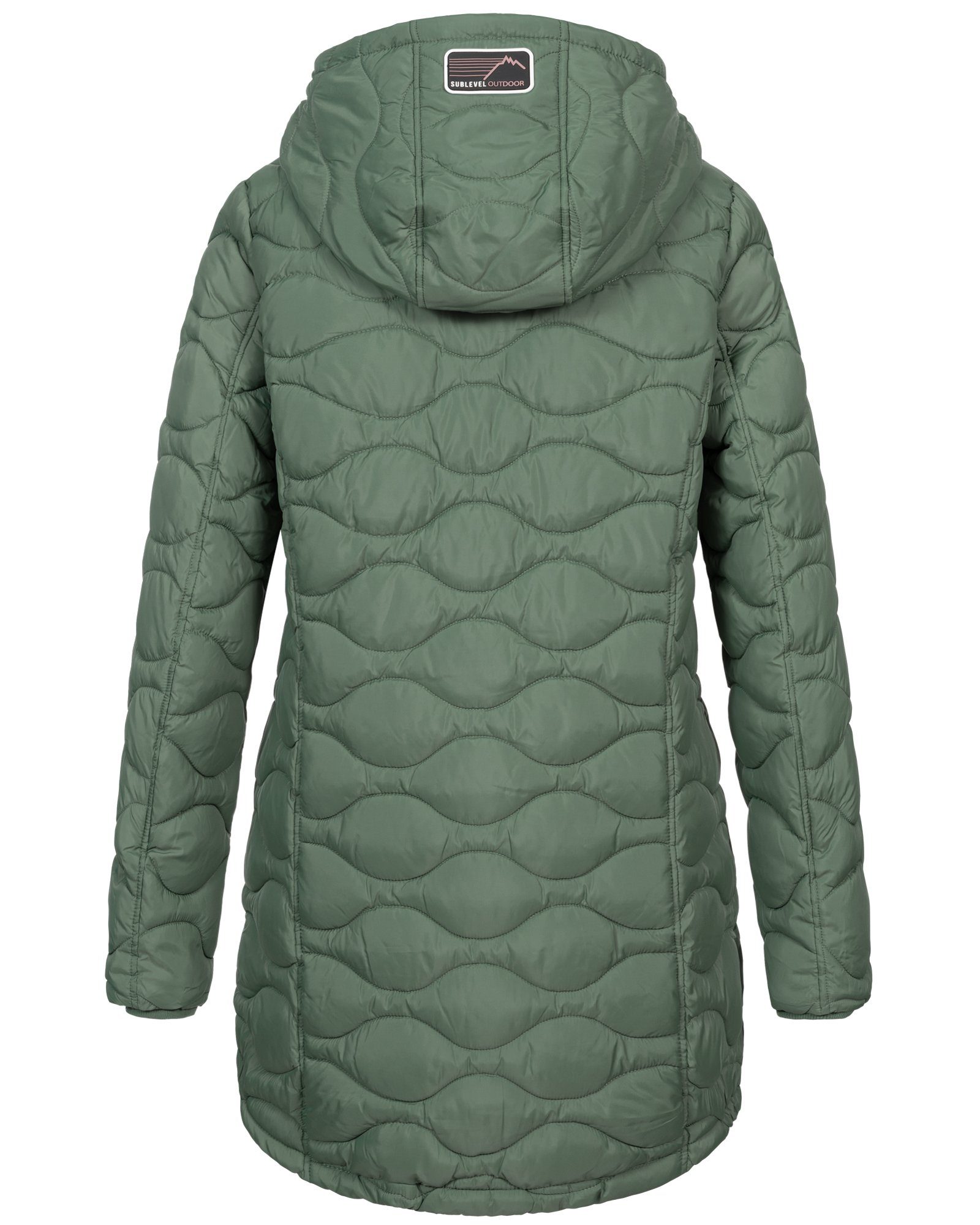 SUBLEVEL Steppjacke Damen Winter Jacke Mantel Parka Steppjacke Steppmantel Wintermantel