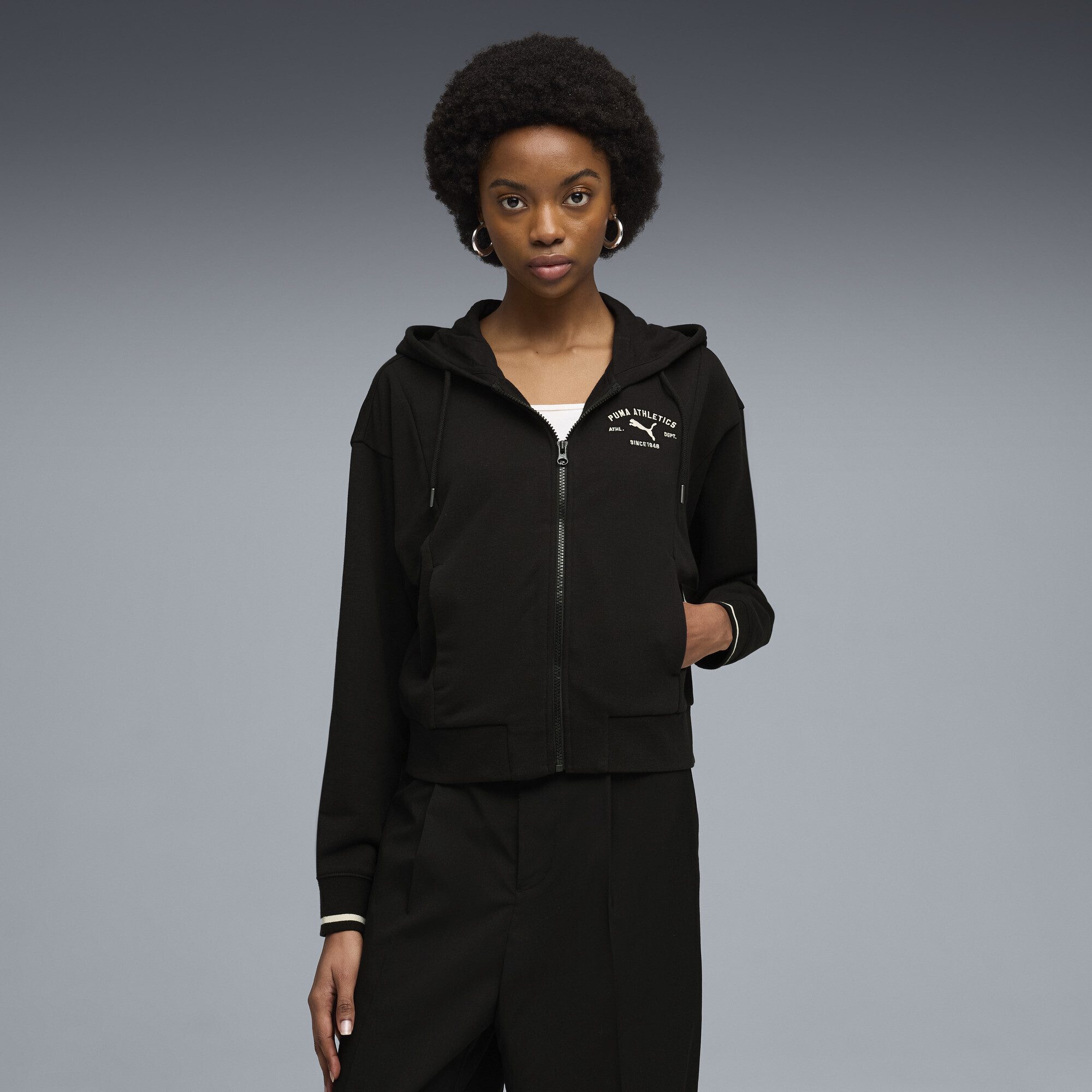 PUMA Sweatjacke PUMA Class Kapuzenjacke Damen