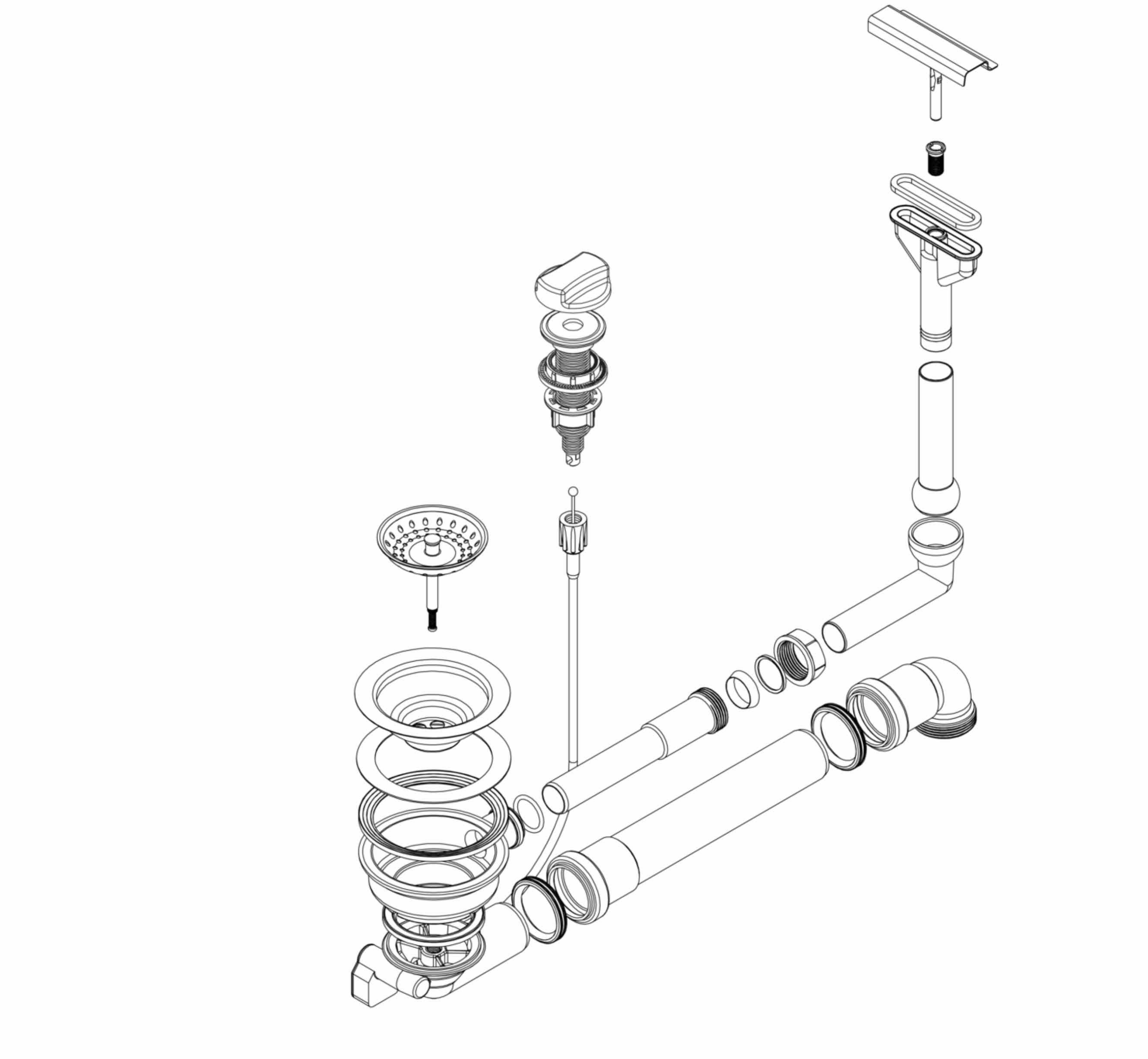 Schock Einbauspüle Schock Ablaufgarnitur Drehexcenter chrom günstig online kaufen