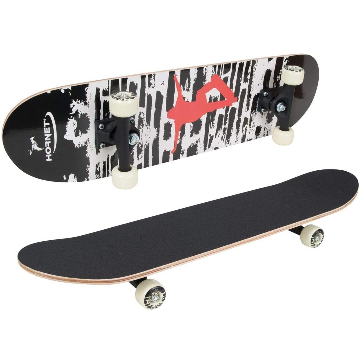 Hudora Skateboard 12060 Hornet Skateboard ABEC 1, Design 4