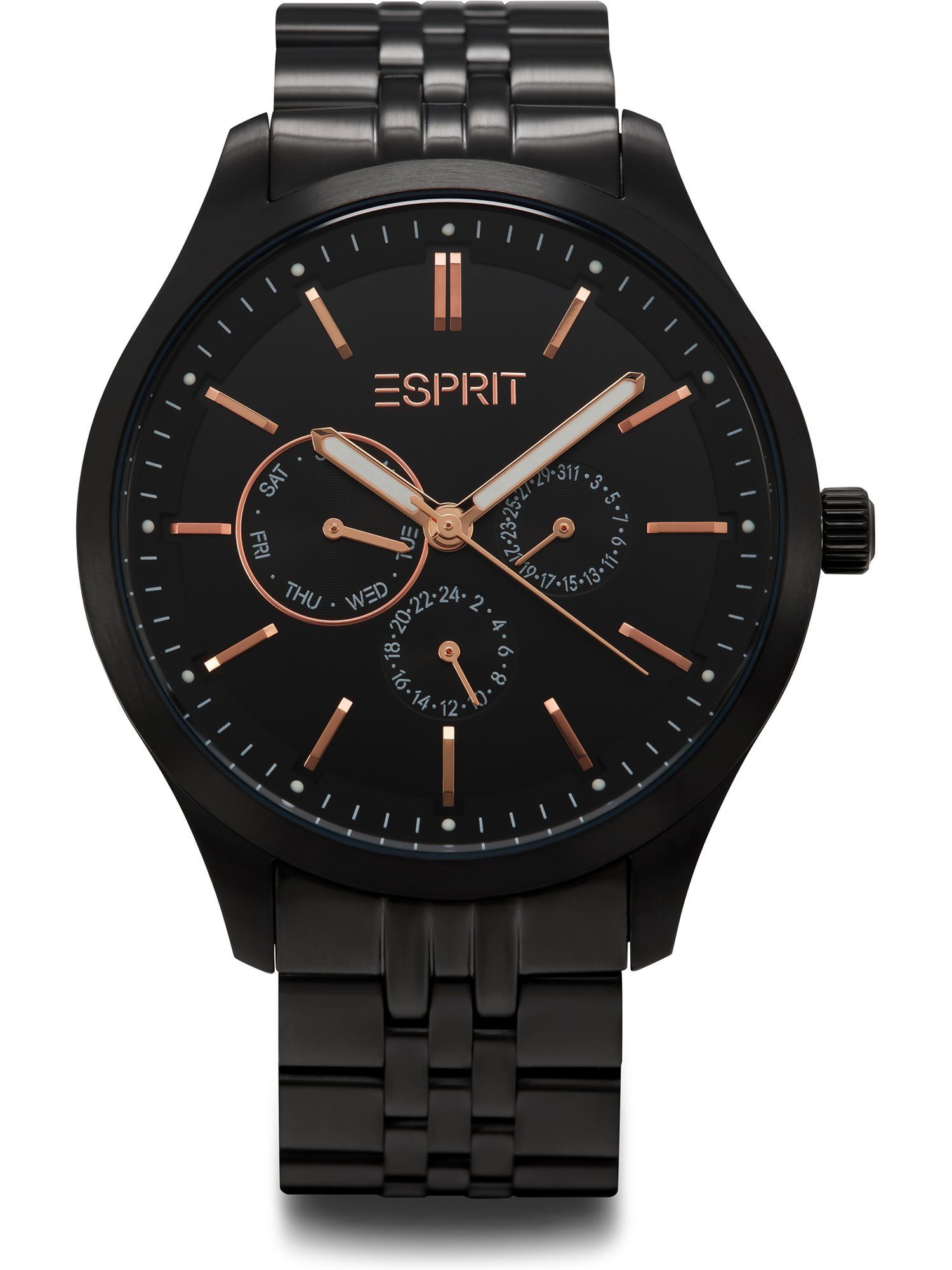 Esprit ESPRIT Analog Herren-Uhren schwarz Klassikuhr Quarzuhr Quarz,