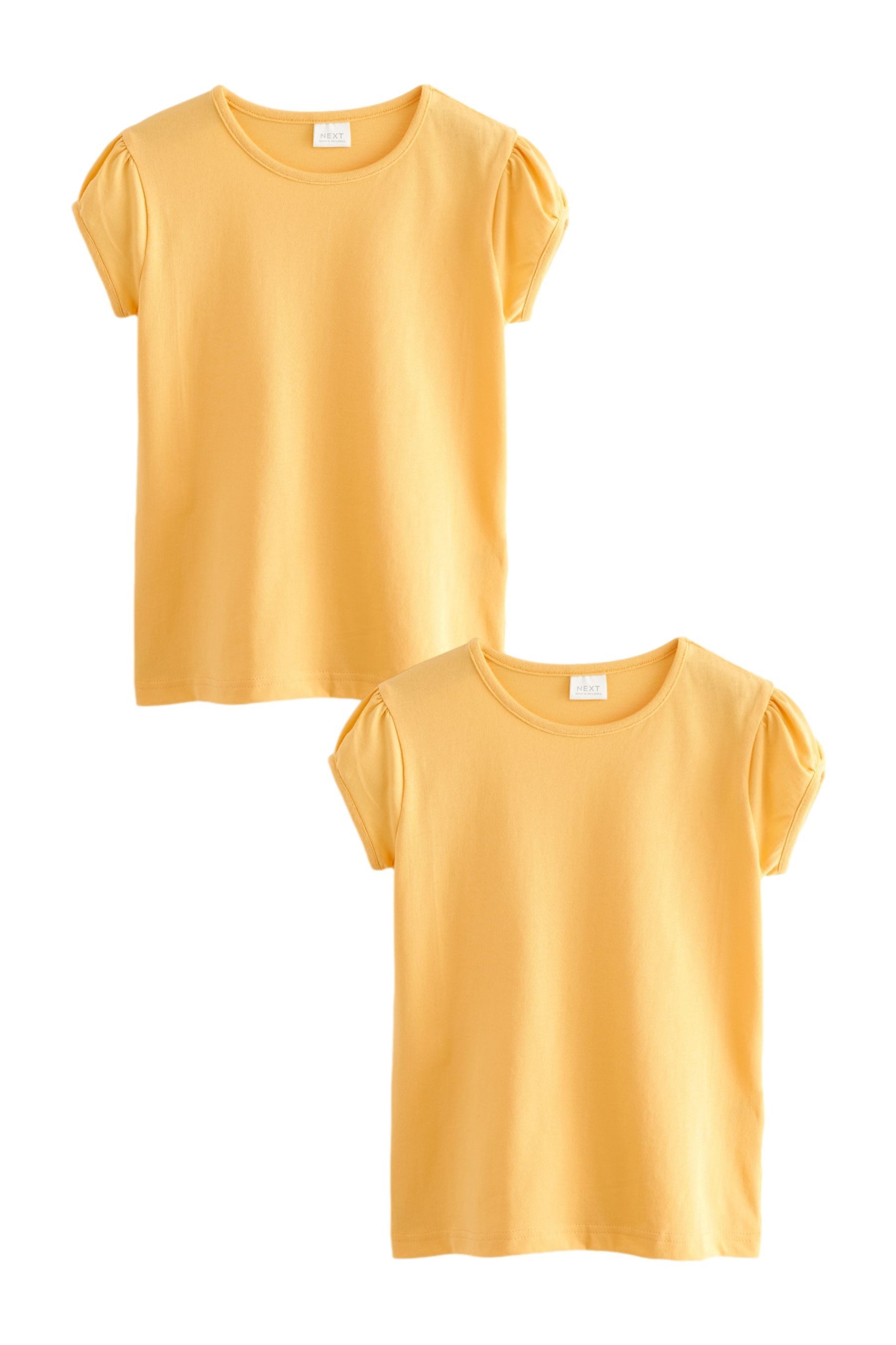 Next T-Shirt T-Shirts mit Puffärmeln, 2er-Pack (2-tlg)