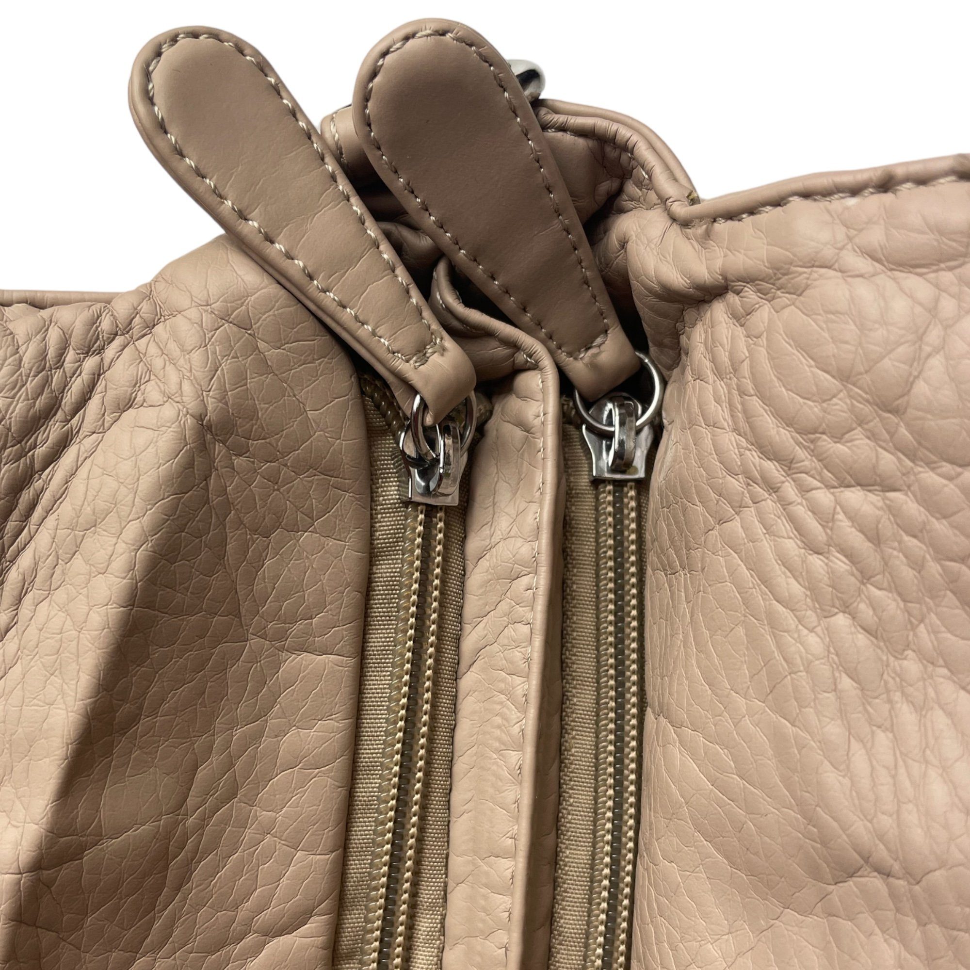 beige Handtasche Schulterriemen, Taschen4life Schultertasche Damen AKW22026, lange & Tragegriffe Schultertasche abnehmbarer