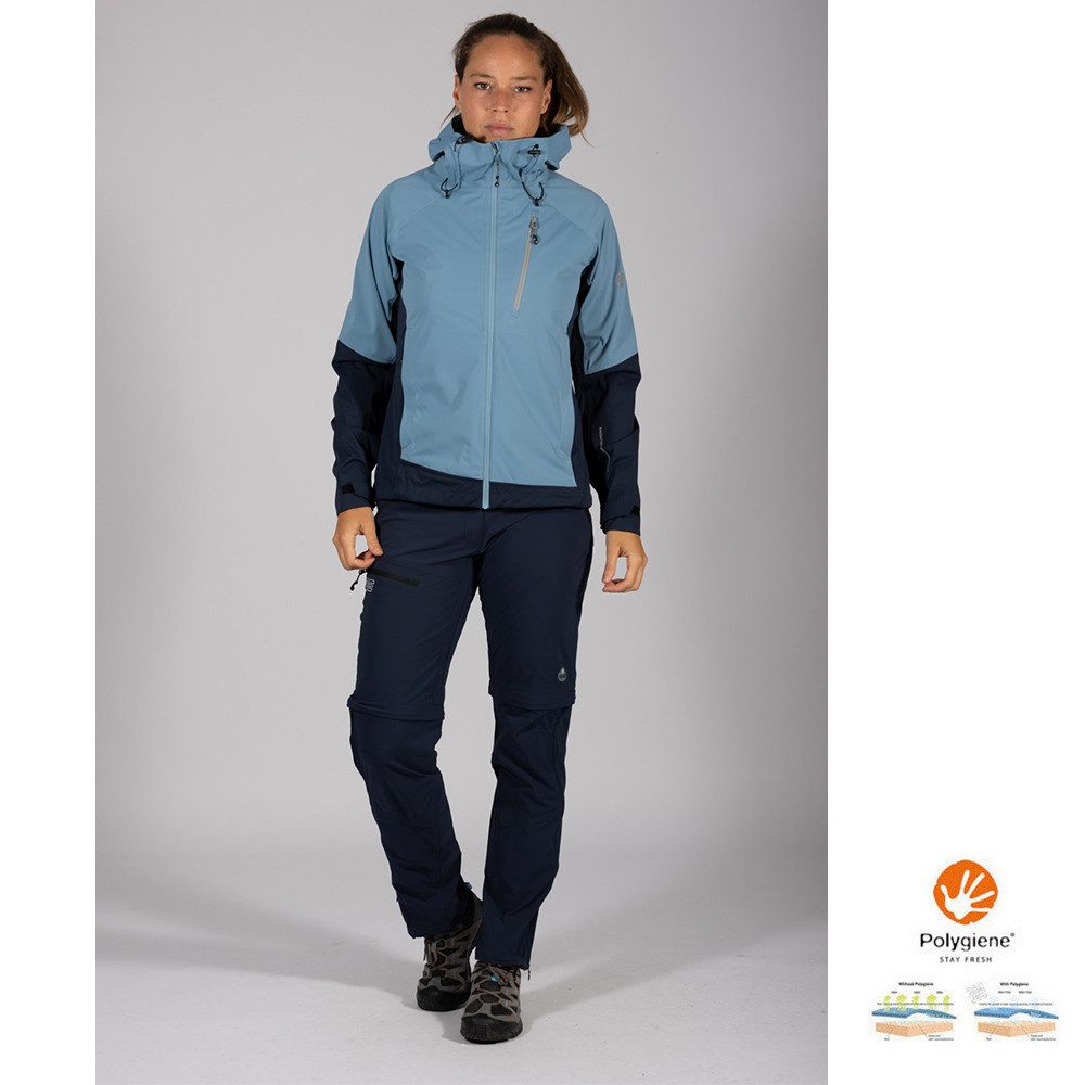 Maul Hardshelljacke Maul - Jungfrau II MTX 10.0 Hardshelljacke Funktionsjacke Damen, blue