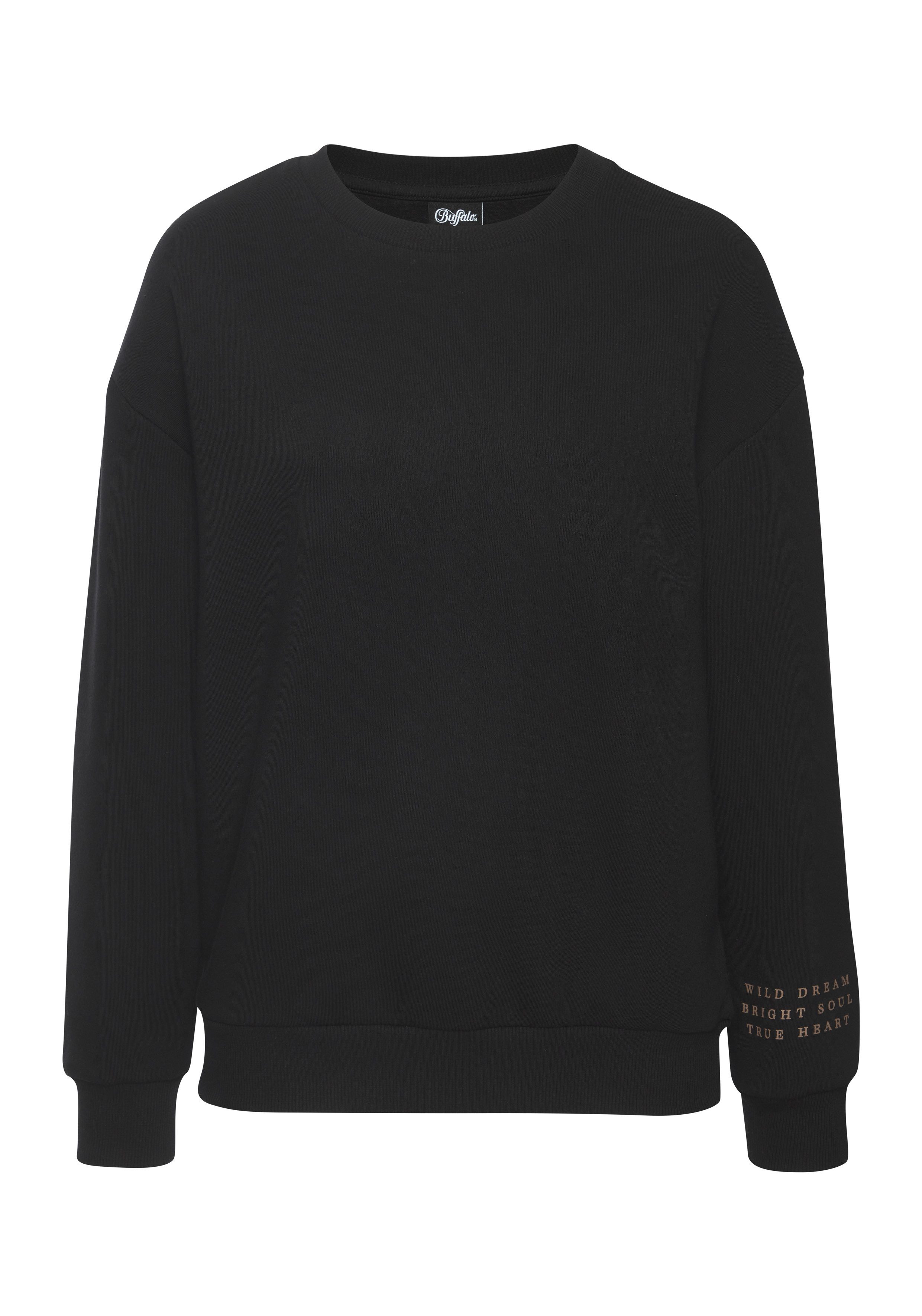 Buffalo Sweatshirt Loungesweater mit tollen Druck auf dem Rücken, Home- und Loungewear. € 39,99