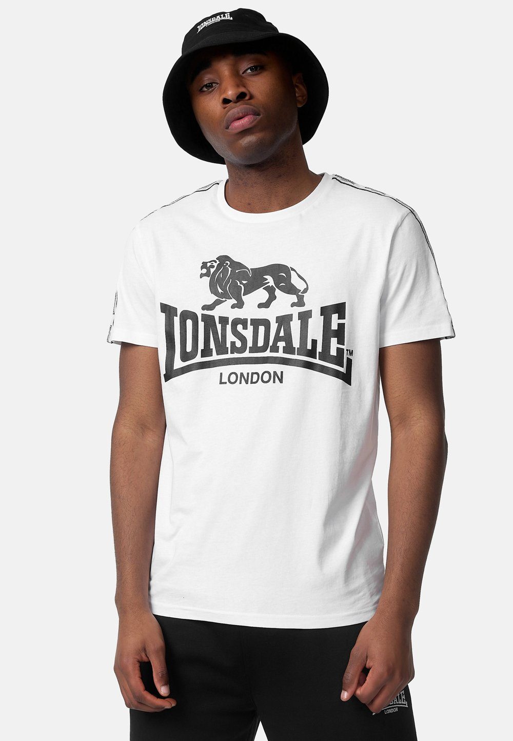 Lonsdale T-Shirt SHEVIOCK White | T-Shirts
