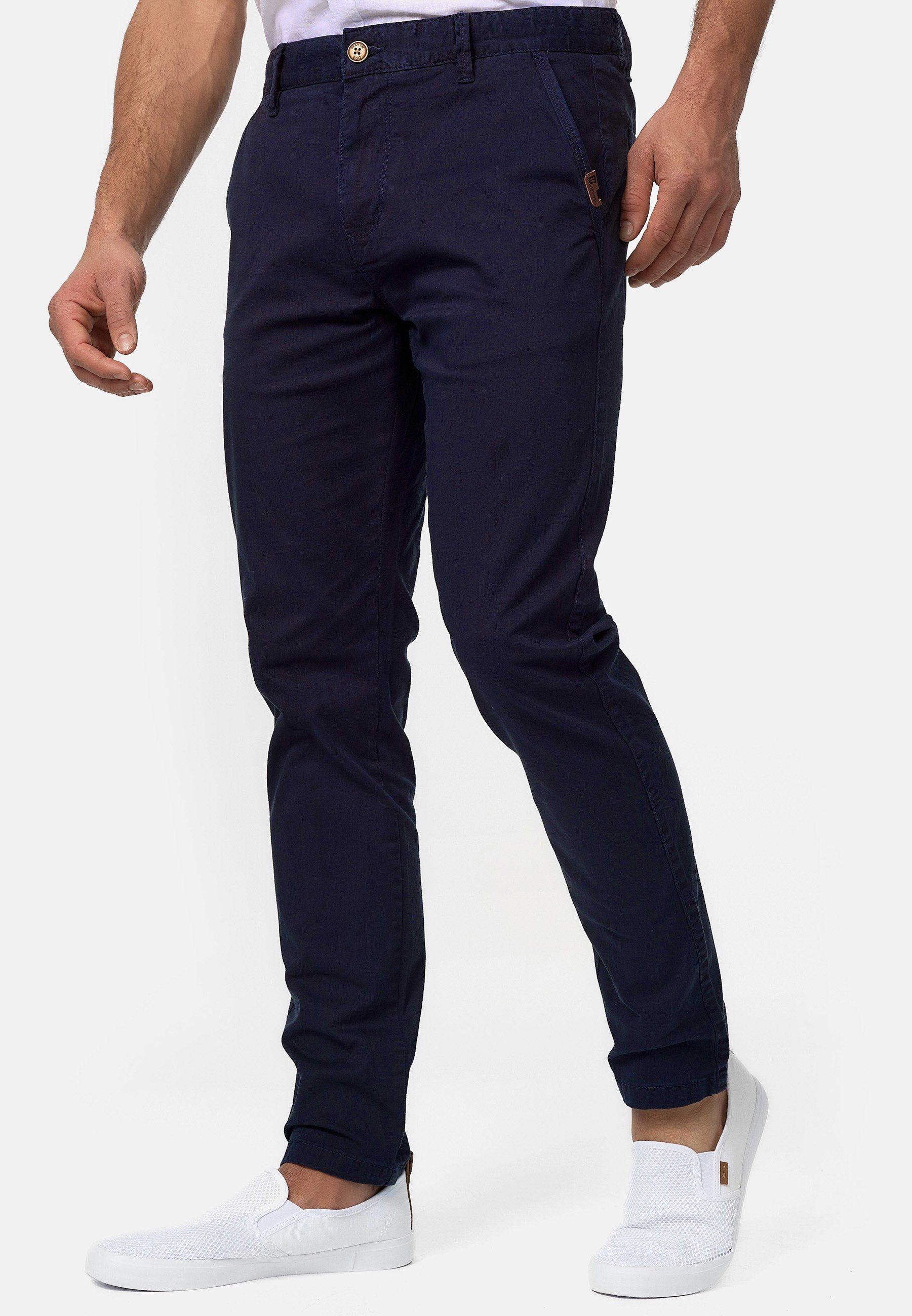 INDICODE Chinohose Herren Cherry Chino Hose Herrenhose 98% Baumwolle, 2% Elasthan – Bild 3 von 5