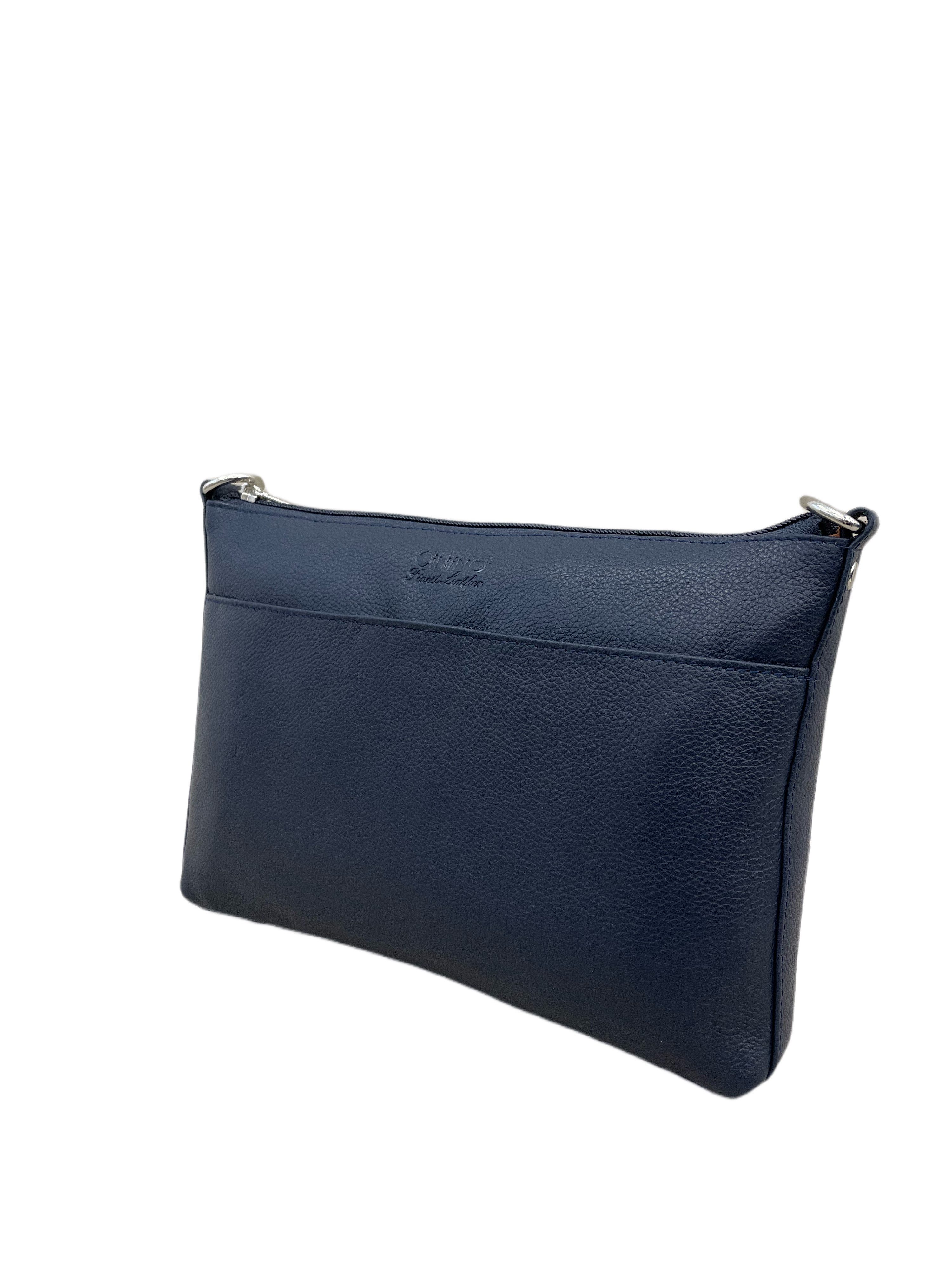 Cinino Handtasche C7023, Ledertasche Umhängetasche
