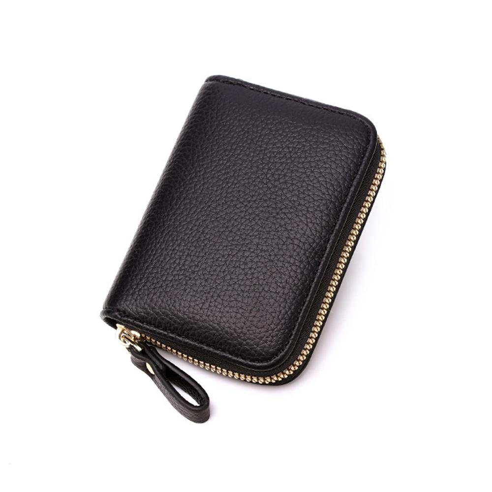 VIVIHEYDAY Mini Geldbörse Geldbörsen, Leder Geldbörse (Smart wallet mit RFID-Schutz (Men's Wallet, Mini Portemonnaie Herren,Geldbörse mit Münzfach, Slim Portmonnaie Clip, Kreditkartenetui Herren Damen mit Geldbeutel, Kartenetui Herren Damen), Kreditkartenetui Smart Wallet mit Kartenetui + Münzfach Portmonee