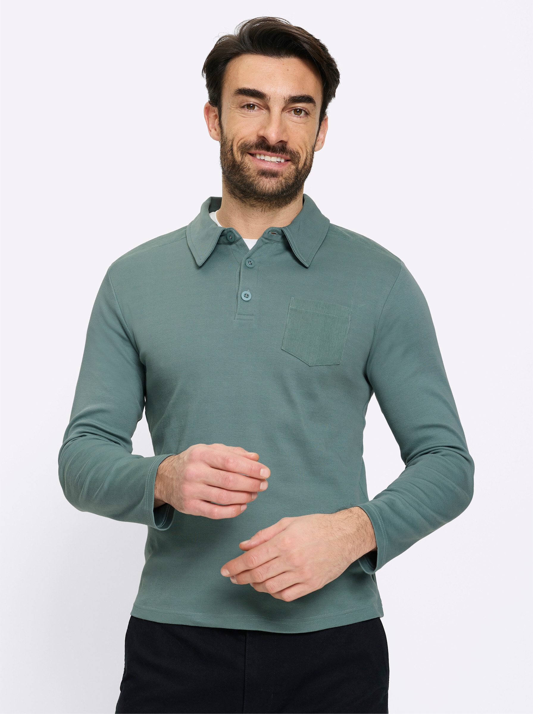 T-Shirt Langarm-Poloshirt Langarm