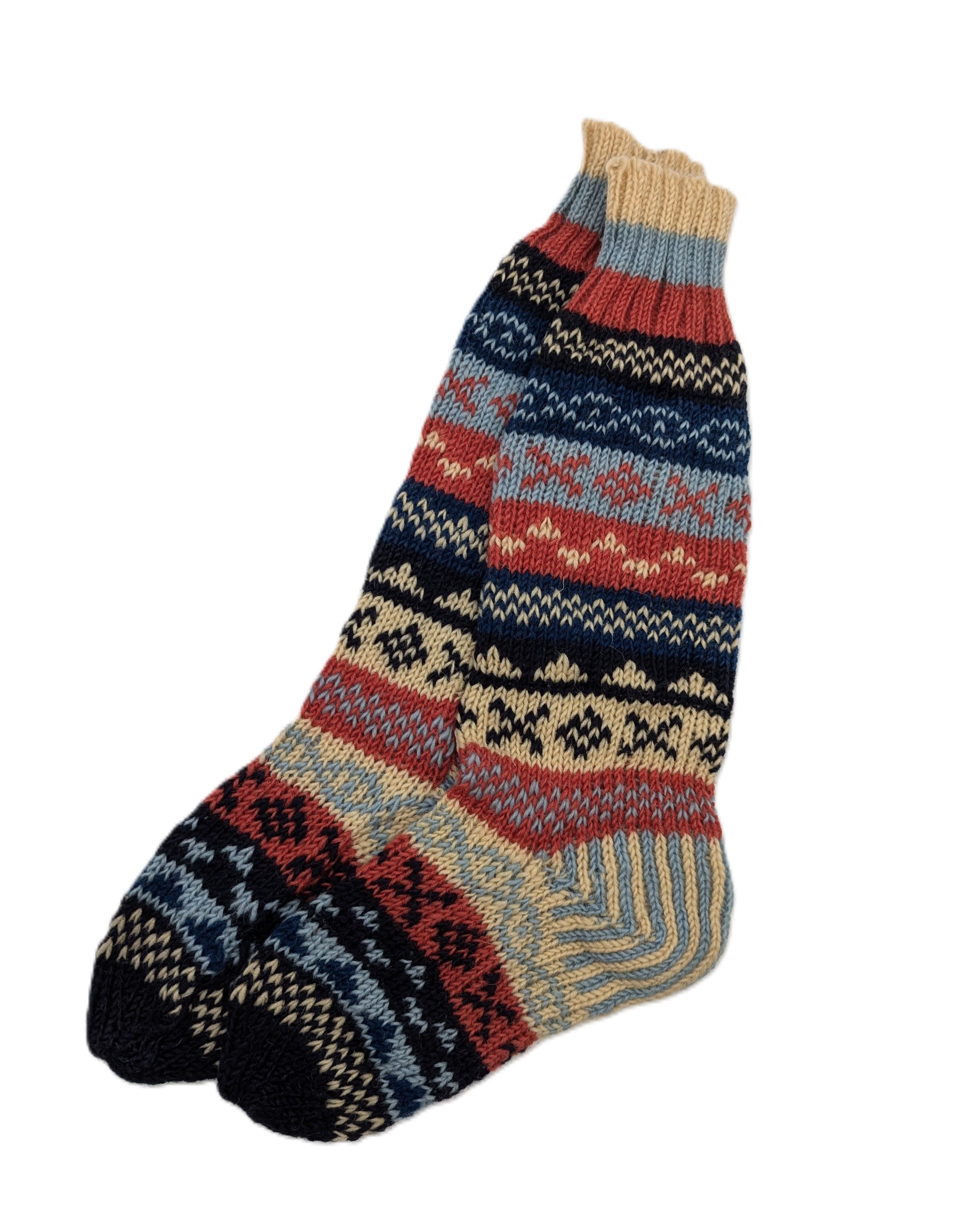 Aurelie Norwegersocken Handgestricke Socken, Haussocken günstig online kaufen