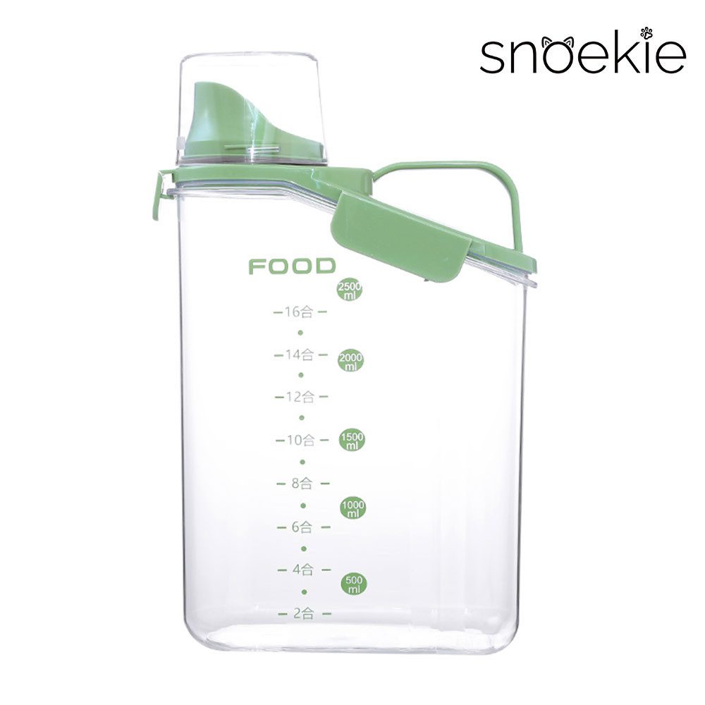 SNOEKIE Futterbehälter Snoekie Tierfuttervorratsbehälter mit Deckel 2L