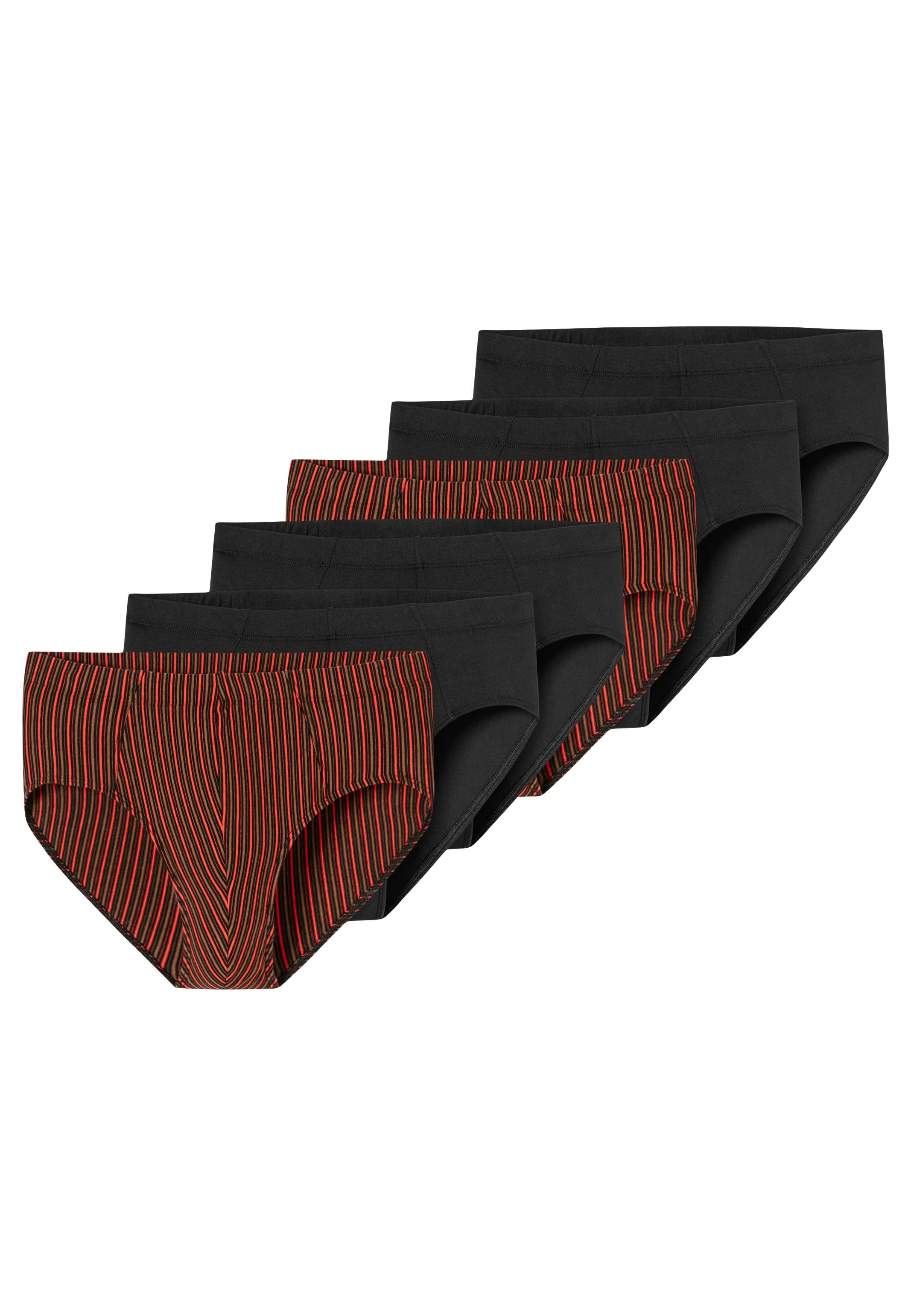 Schiesser Slip 6er Pack 95/5 Essentials (Spar-Set, 6-St) Mini Slip / Unterhose - Baumwolle - ohne Eingriff - Atmungsaktiv