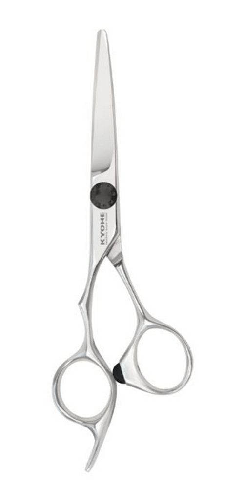 Kyone Haarschere Kyone Schere 710 Linkshändig Silber 5,5inch