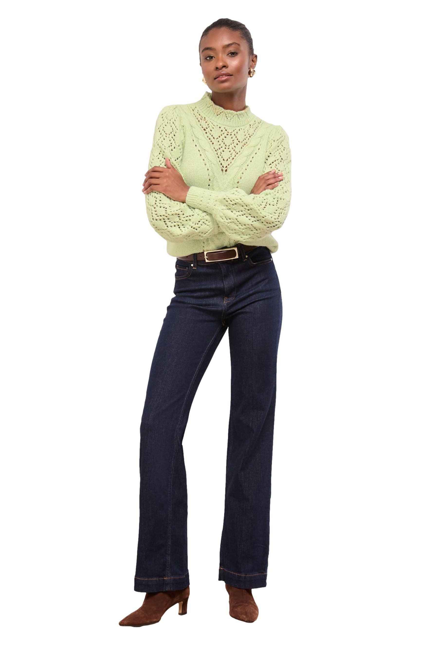 LIPSY Strickpullover Lipsy Strickpullover mit Pointelle-Detail, Regular (1- günstig online kaufen