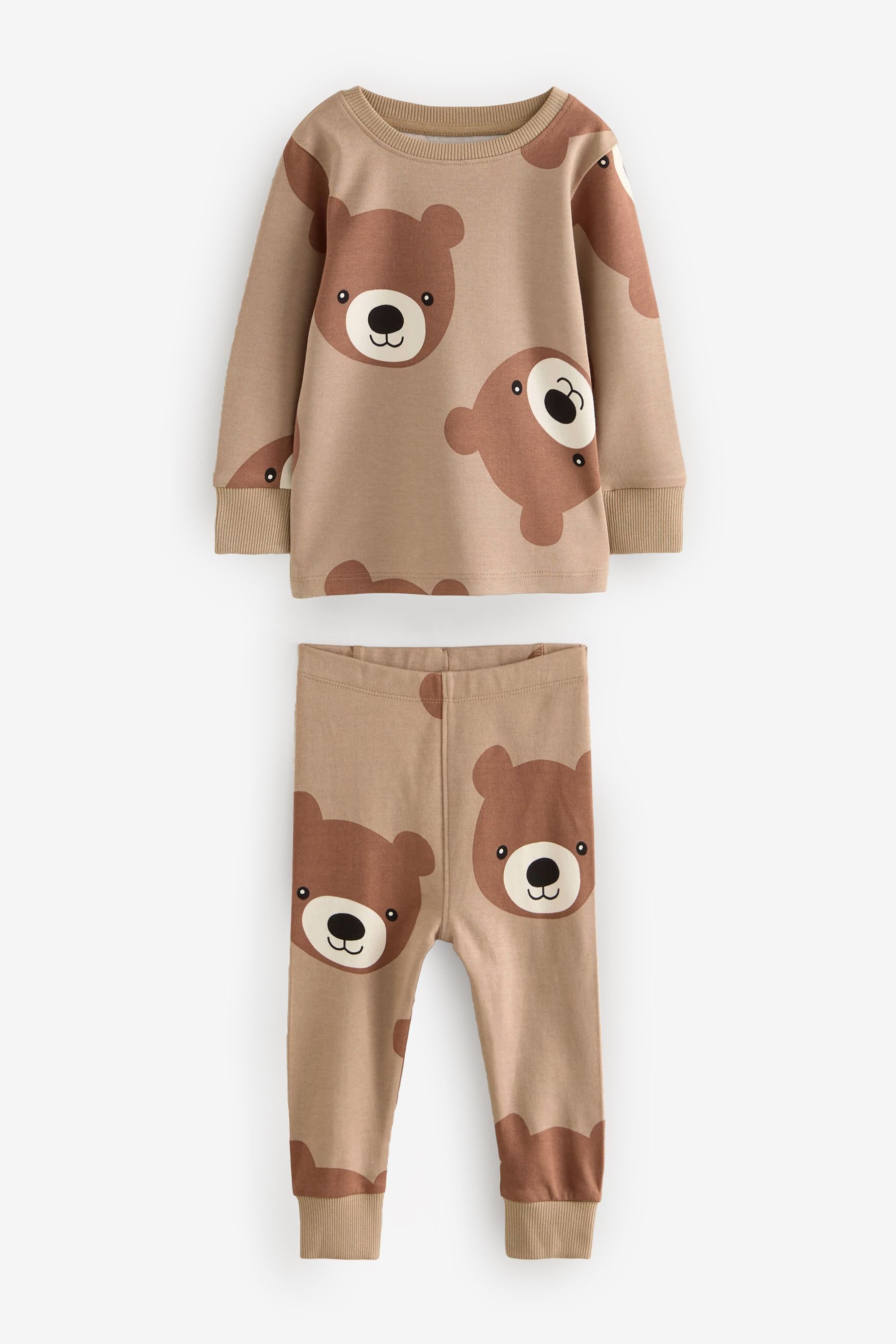 Next Pyjama Snuggle Schlafanzug aus 100 % Baumwolle, 3er-Pack (6 tlg) – Bild 5 von 5