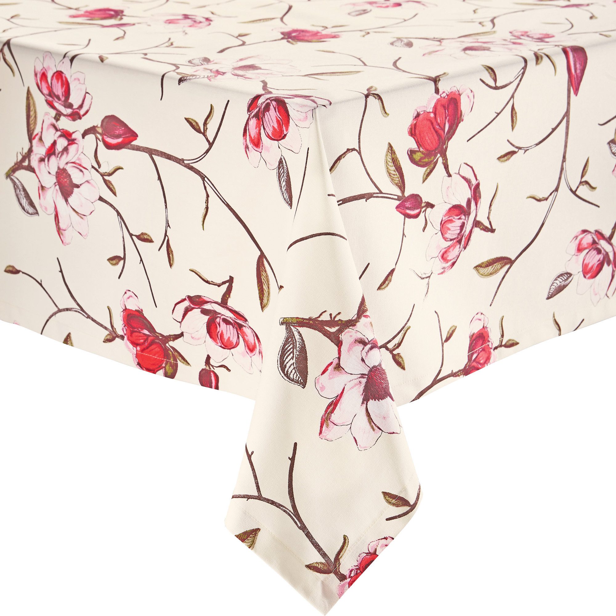 Erwin Müller Tischdecke Tischdecke "Magnolie", fleckabweisend Blumen günstig online kaufen