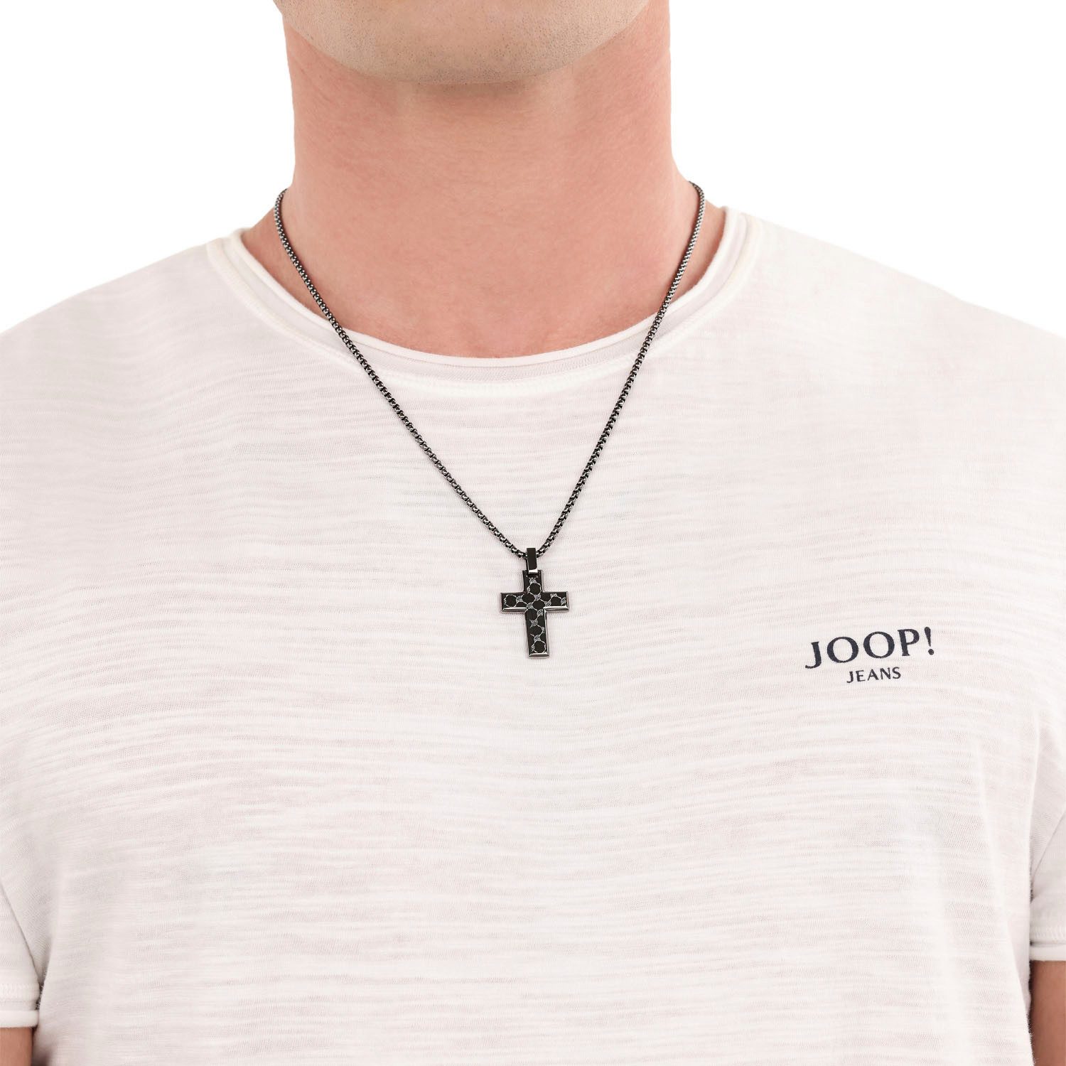 JOOP! Kette mit Anhänger Kreuz, 2038992...