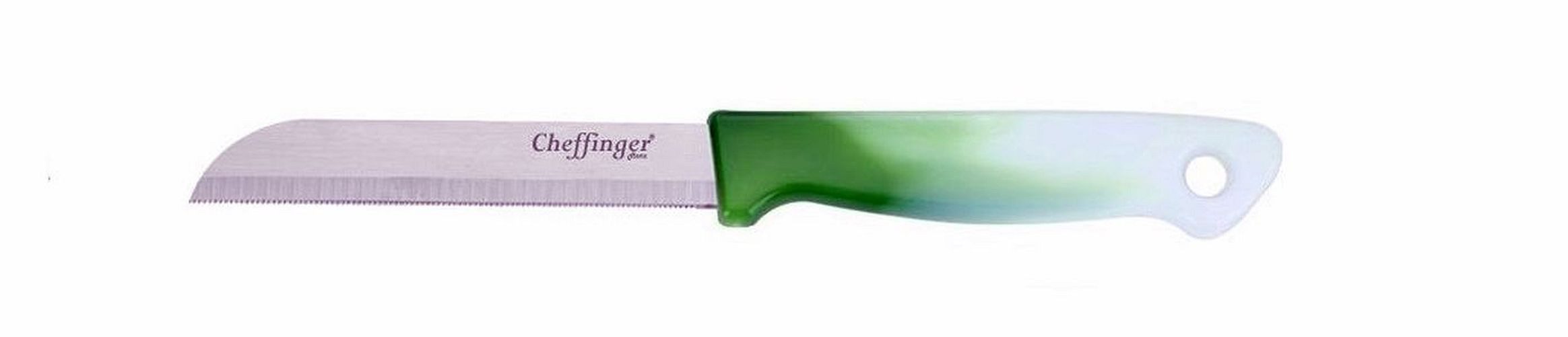 Cheffinger Messerblock 1 x Cheffinger Messer Küchenmesser Kochmesser CF-MK Farbe: dunkel-grün