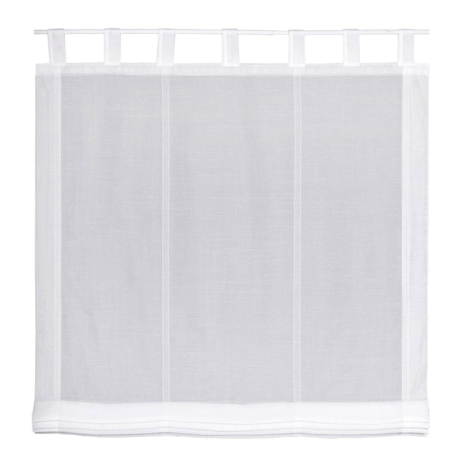 Gerster Raffrollo "Barnd" mit Schlaufen freihängend Schlaufenrollo BARND, H günstig online kaufen