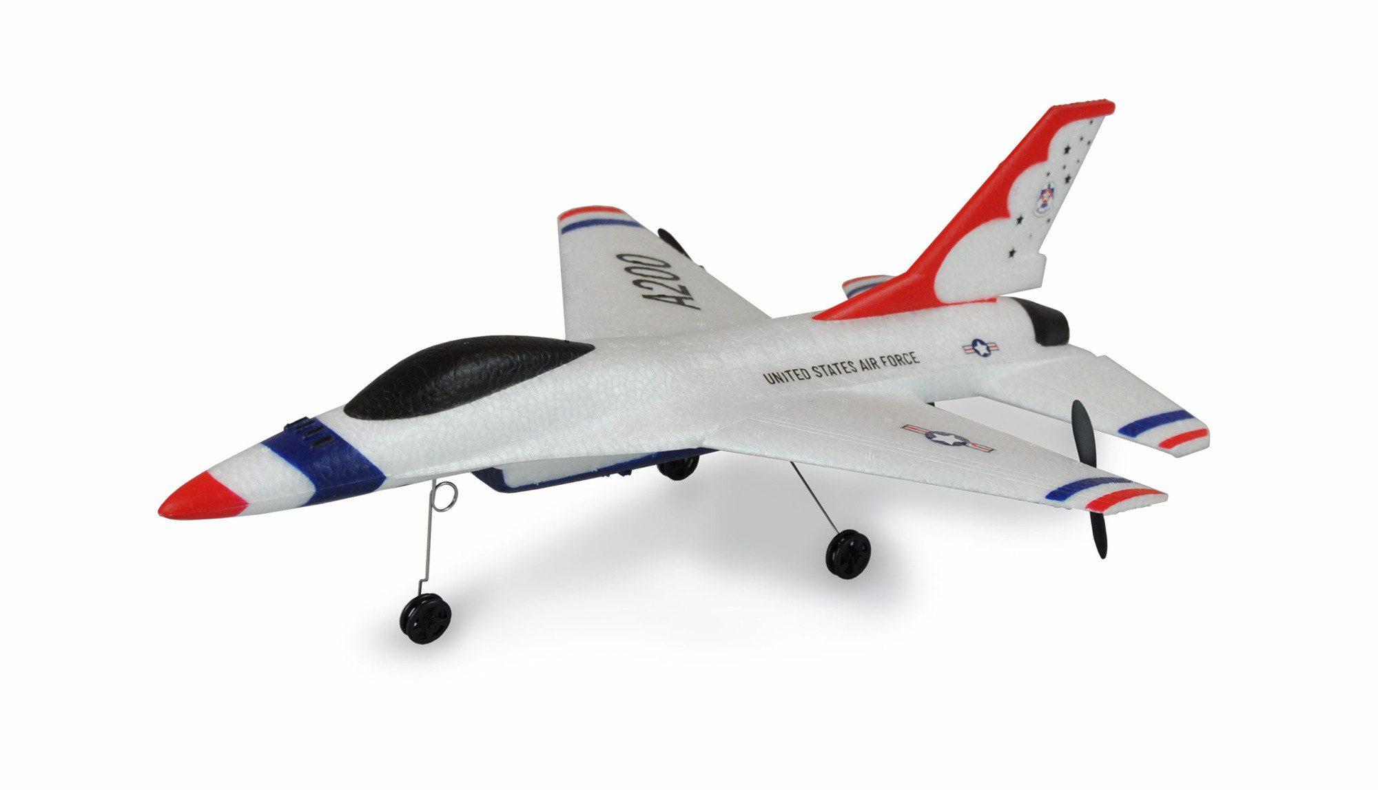 RC-Bagger Amewi RC F16B Flugzeug 2 Kanal 2,4GHz mit Gyro RTF