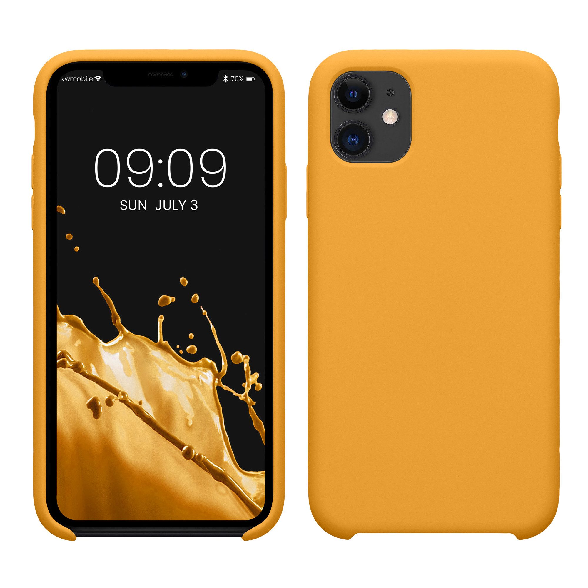 kwmobile Handyhülle Hülle für Apple iPhone 11, Hülle Silikon gummiert - Handyhülle - Handy Case Cover