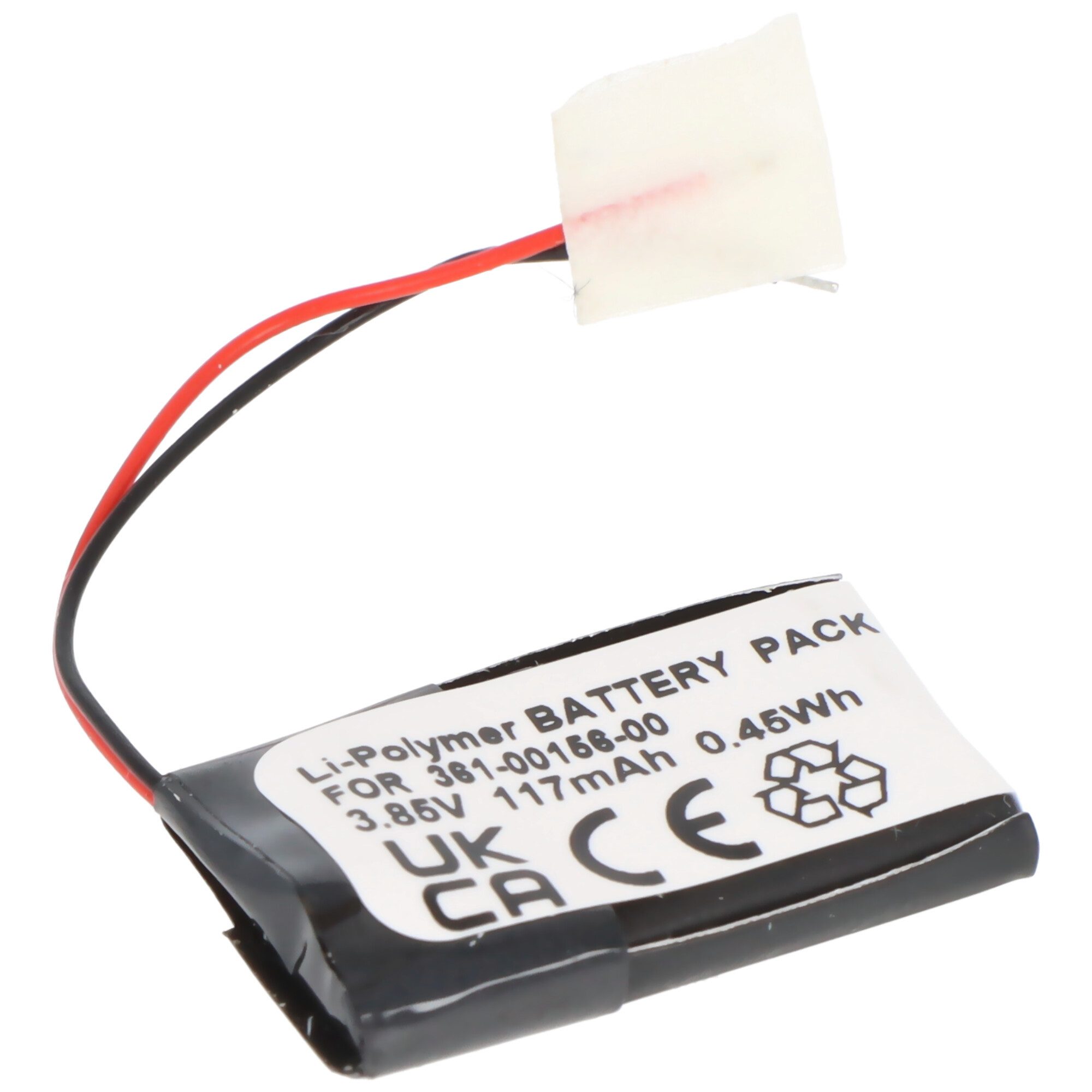 AccuCell Akku passend für Garmin Vivosmart 5, Li-Polymer, 3,85V, 117mAh, 0,45W Akku 117 mAh (3,9 V)
