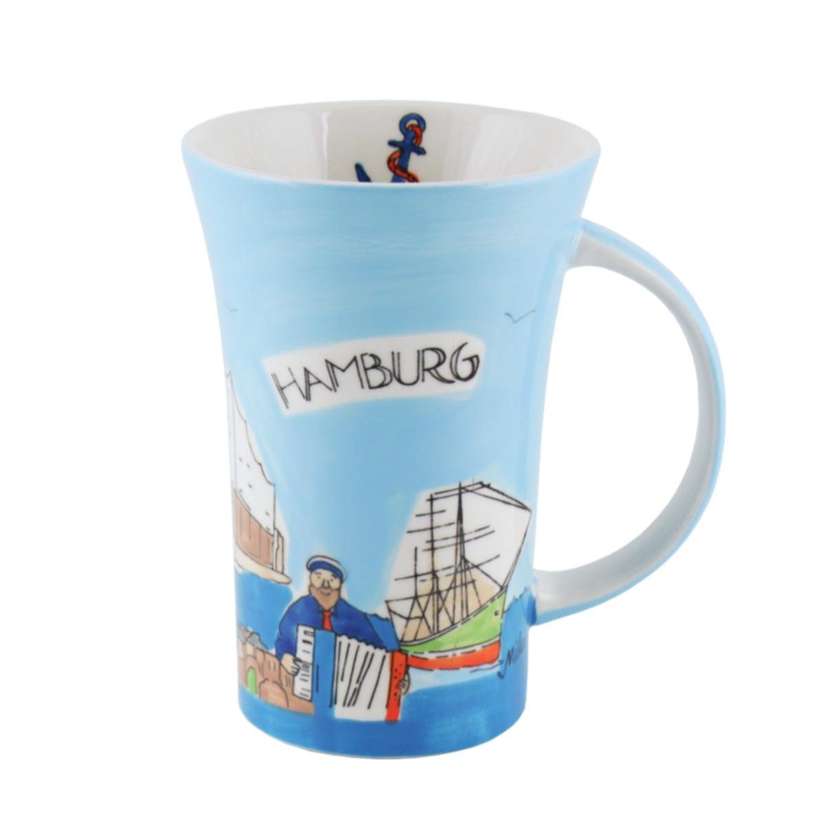 Mila Кружки Mila Keramik Städte-Becher Coffee-Pot Hamburg Shanty, Keramik