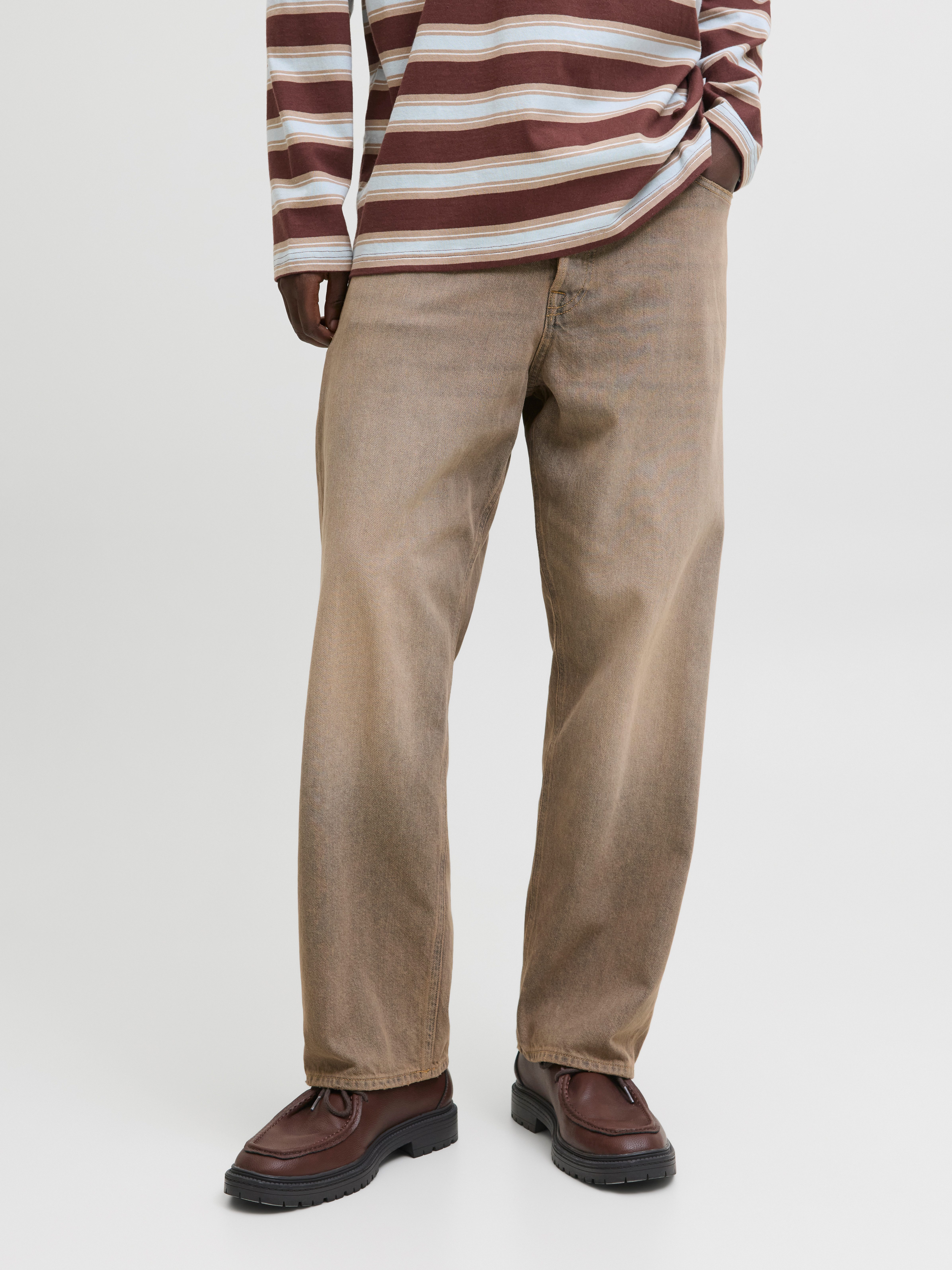 Relax-fit-Jeans JJIALEX JJORIGINAL SQ 074