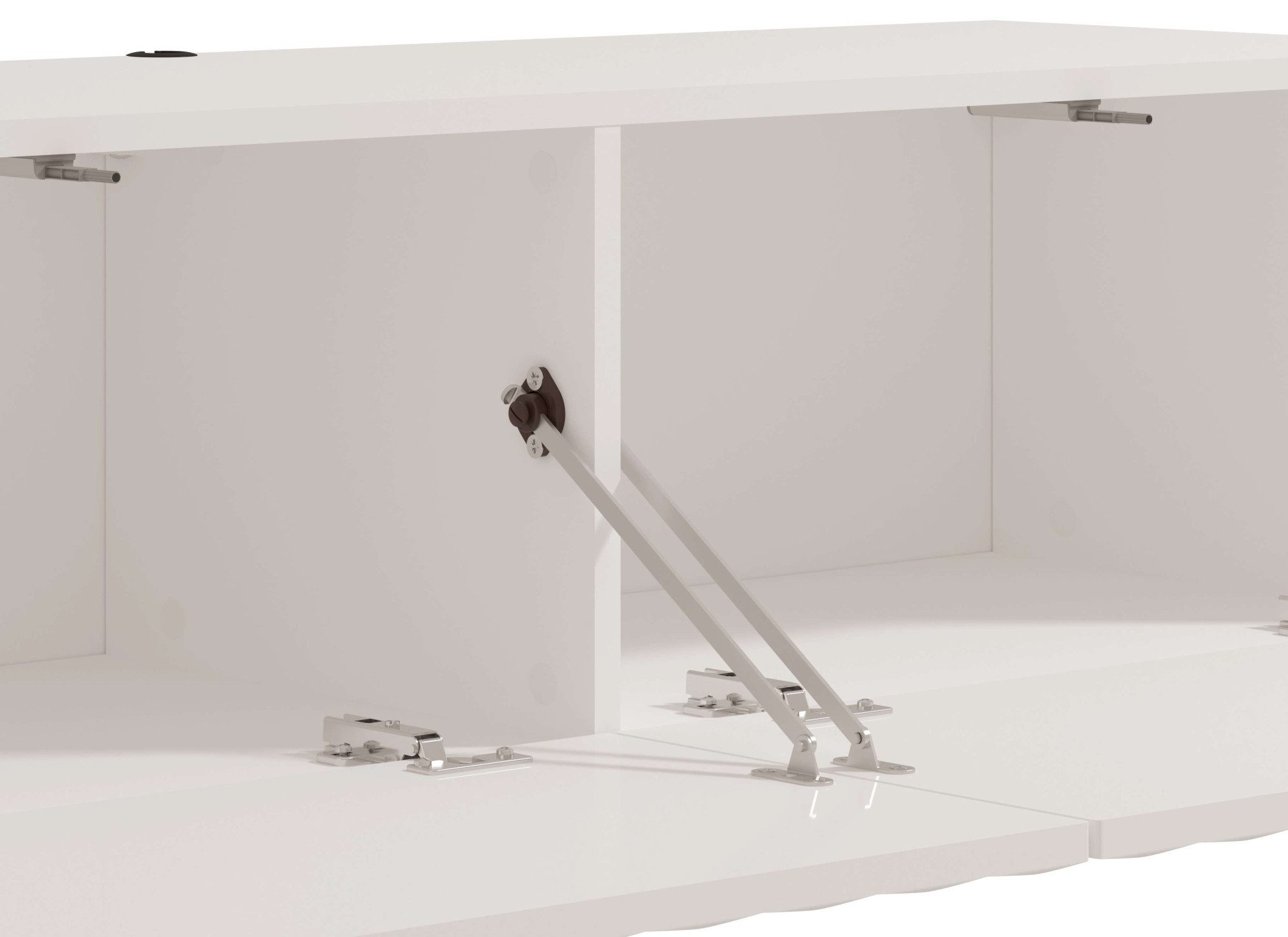 INOSIGN Lowboard Antibes TV-Lowboard, Breite 192/154/128 cm, TV-Schrank, TV-Kommode, 3D-Fronten, Push-To-Open-Funktion, Wandmonatage