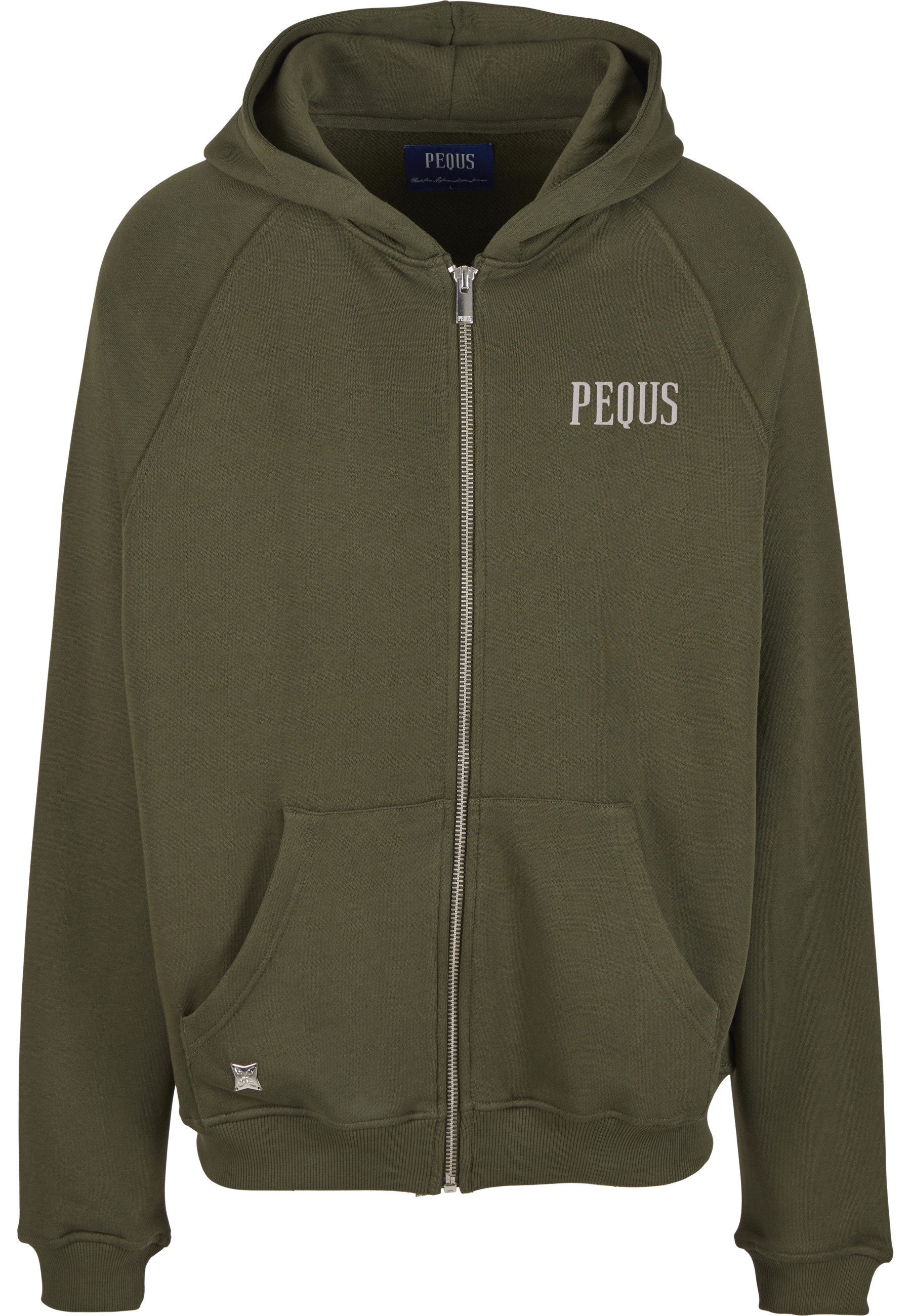 PEQUS Kapuzenpullover PEQUS PEQUS Back Logo Zip-Hoodie (1-tlg) günstig online kaufen