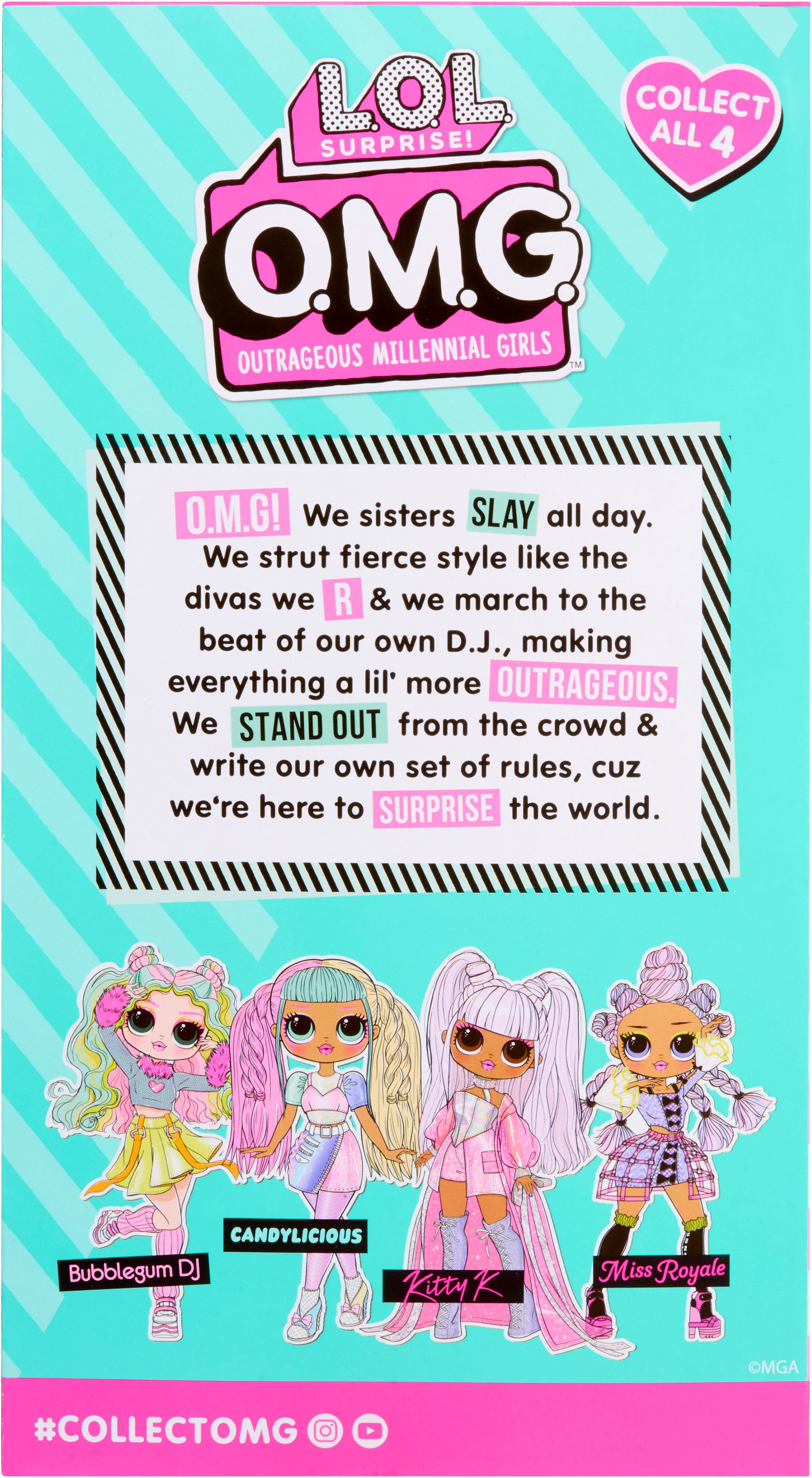 L.O.L. SURPRISE! Anziehpuppe L.O.L. Surprise OMG Entry Doll - Candylicious