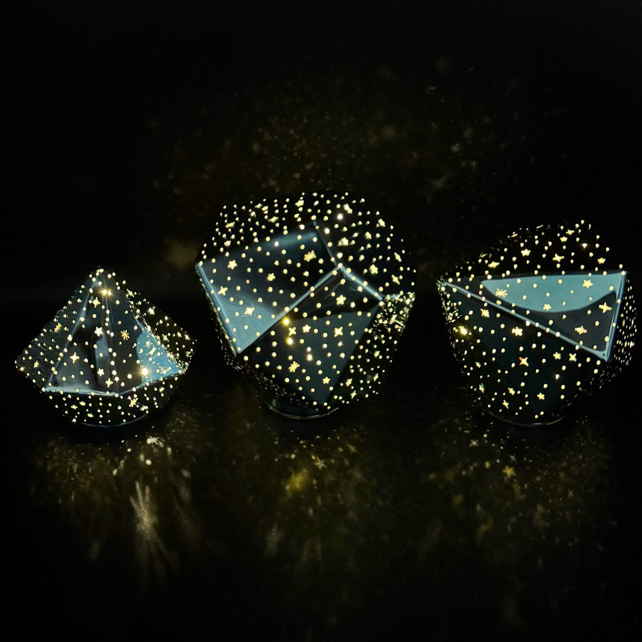 Online-Fuchs LED Dekoobjekt Stimmungslicht - 3 Diamanten aus Glas mit LED-L günstig online kaufen