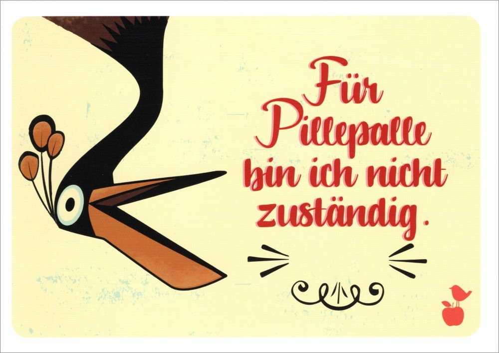 ᐅ Postkarte "Für Pillepalle bin ich nicht zuständig." OTTO