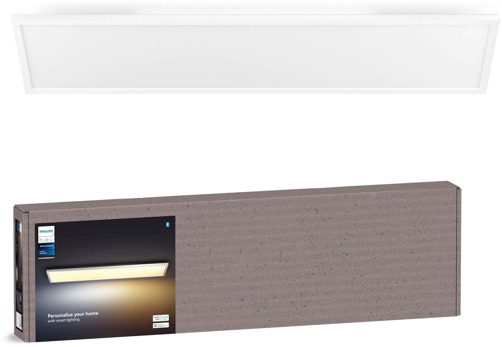 Philips Hue LED Panel White Ambiance Aurelle Panel, Abschaltautomatik, Bluetooth, CCT - über Fernbedienung, Dimmfunktion, Farbsteuerung, Leuchtdauer einstellbar, Memoryfunktion, Nachtlichtfunktion, Smart Home, Timerfunktion, dimmbar über Fernbedienung, erweiterbar, mehrere Helligkeitsstufen, LED fest integriert, warmweiß - kaltweiß